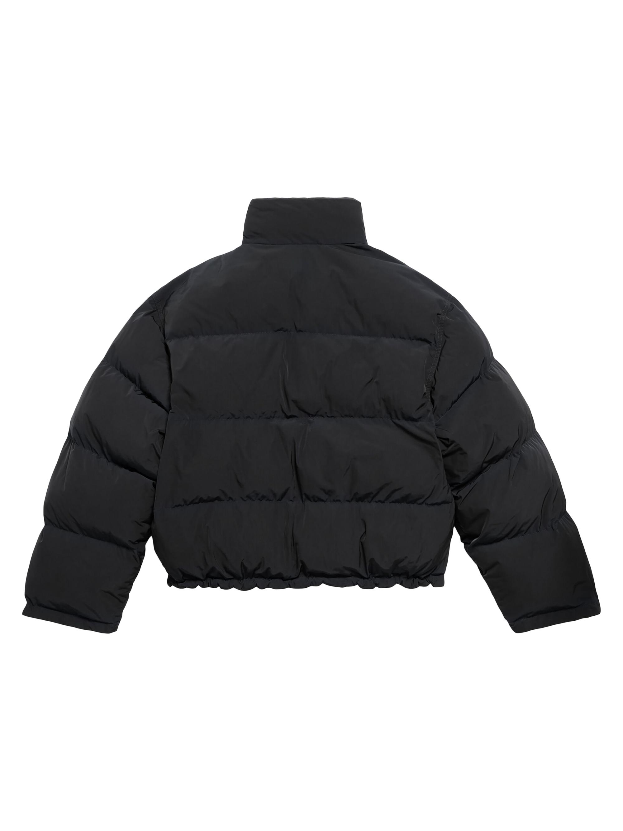Balenciaga Loop Sports Icon Reversible Puffer Jacket - Black