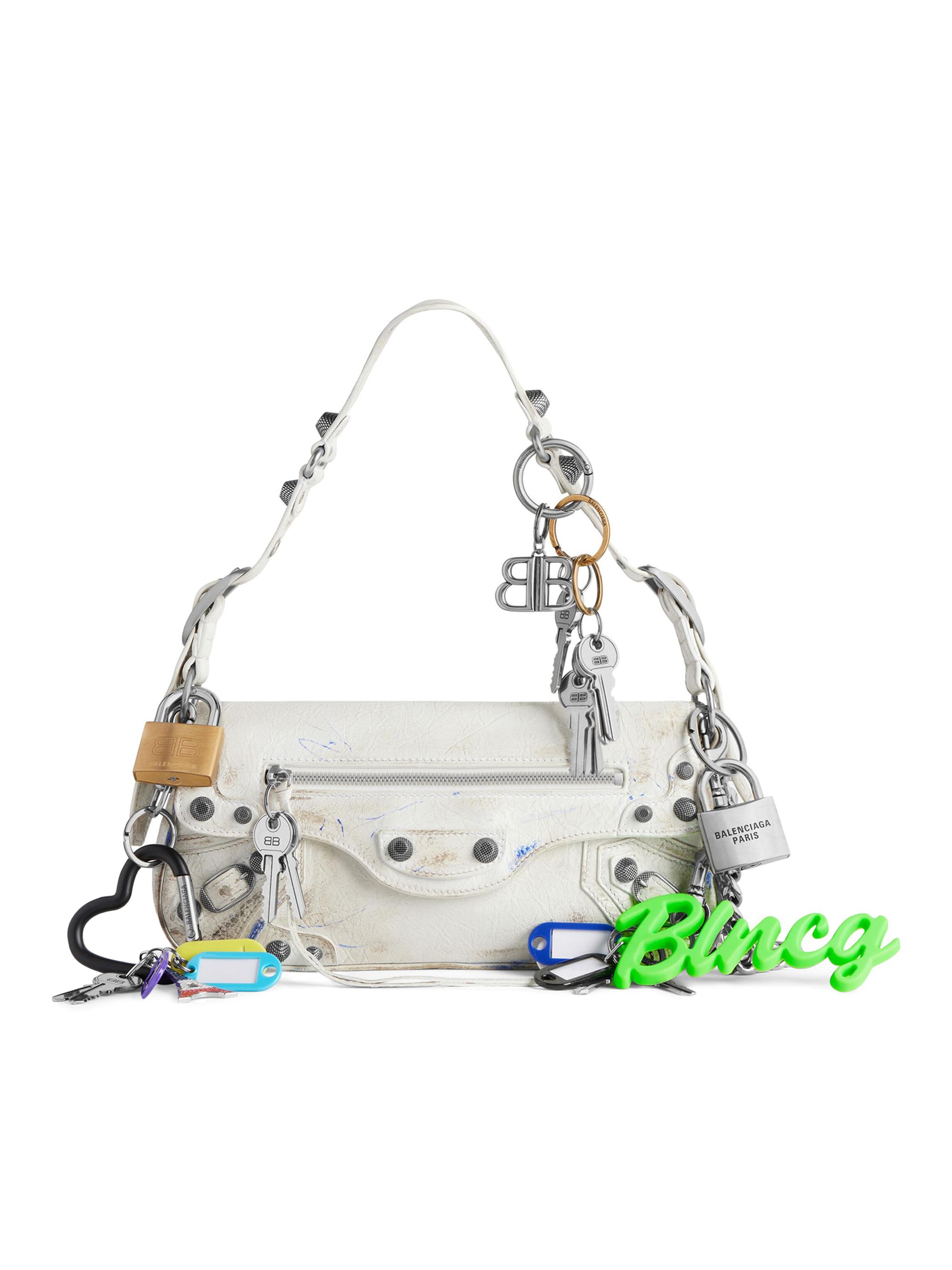 Balenciaga Le Cagole Small Sling Shoulder Bag Used Effect | Saks