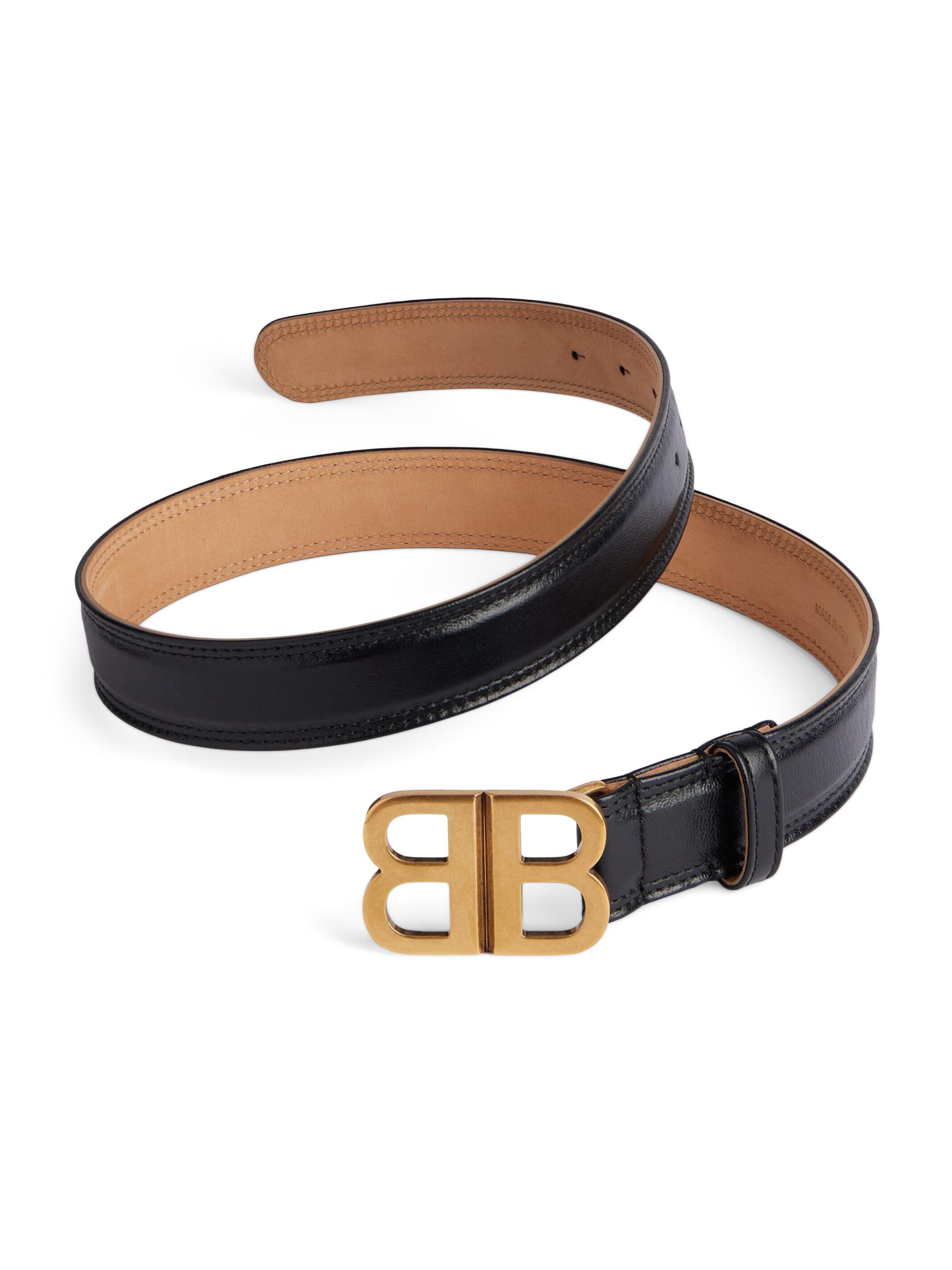 Balenciaga Women's BB Soft Belt - Black