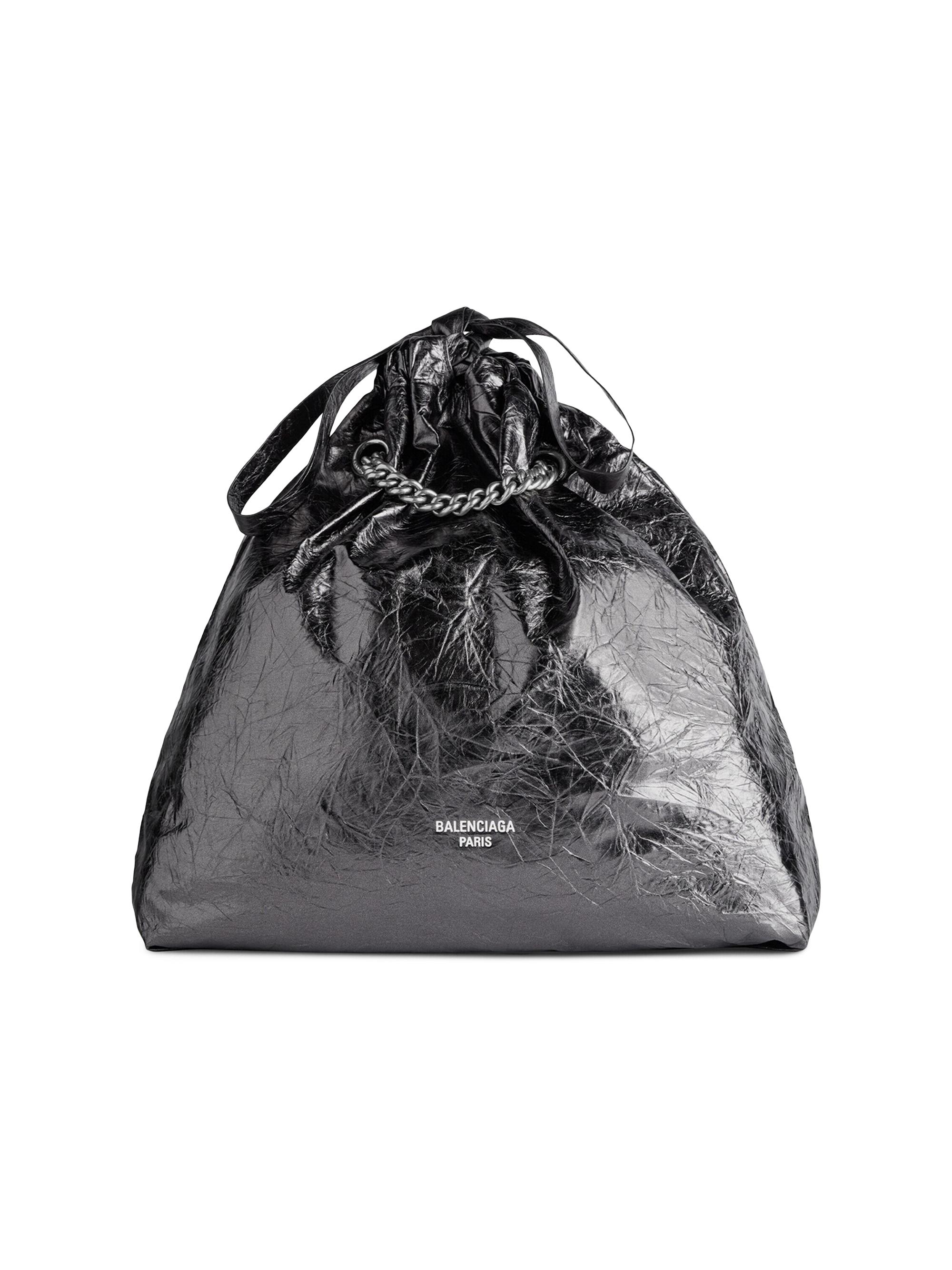 Balenciaga Crush Medium Metallized Tote Bag | Saks Fifth Avenue