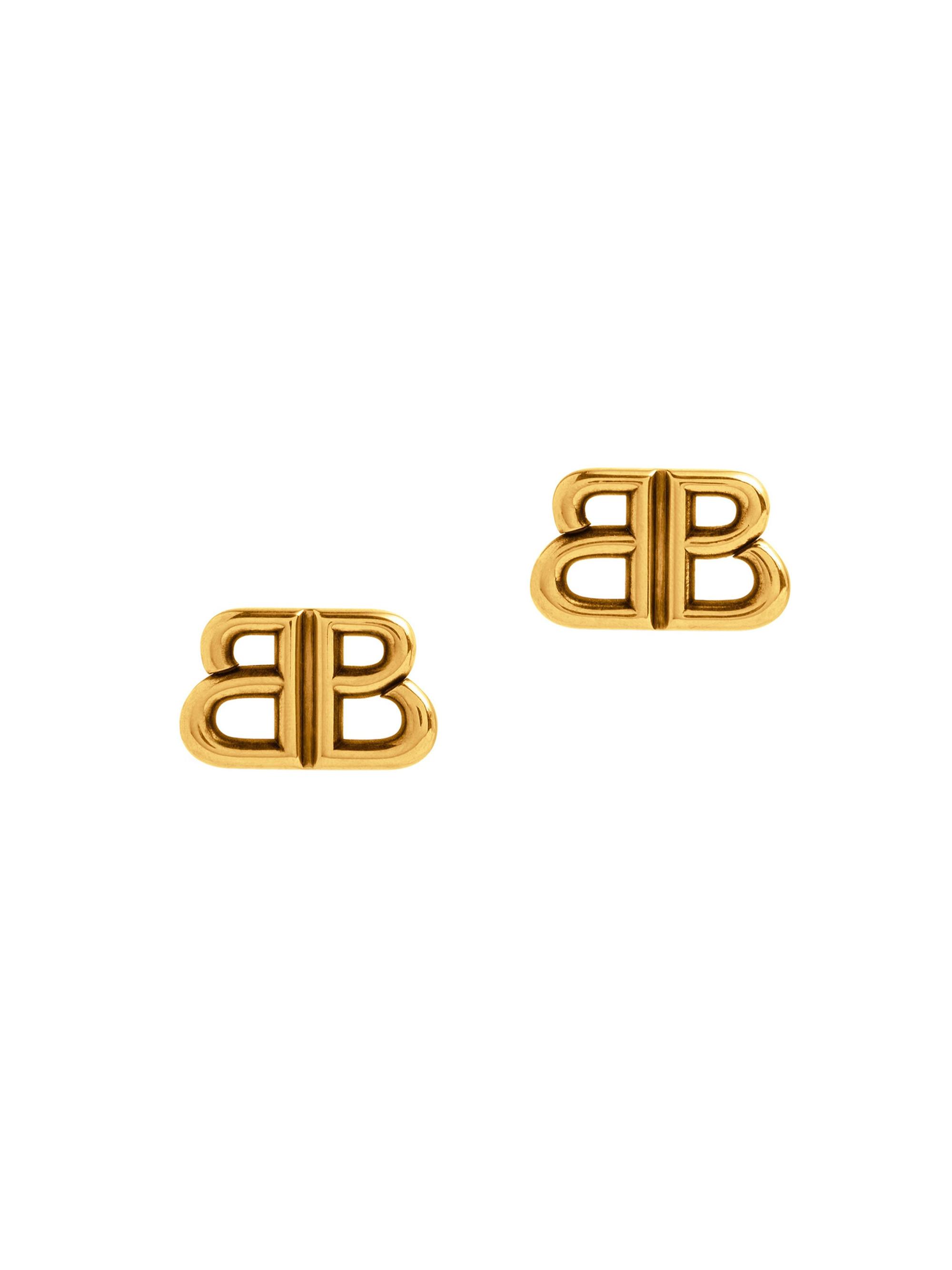 Balenciaga Women's Monaco tud  Earrings - Antique Gold