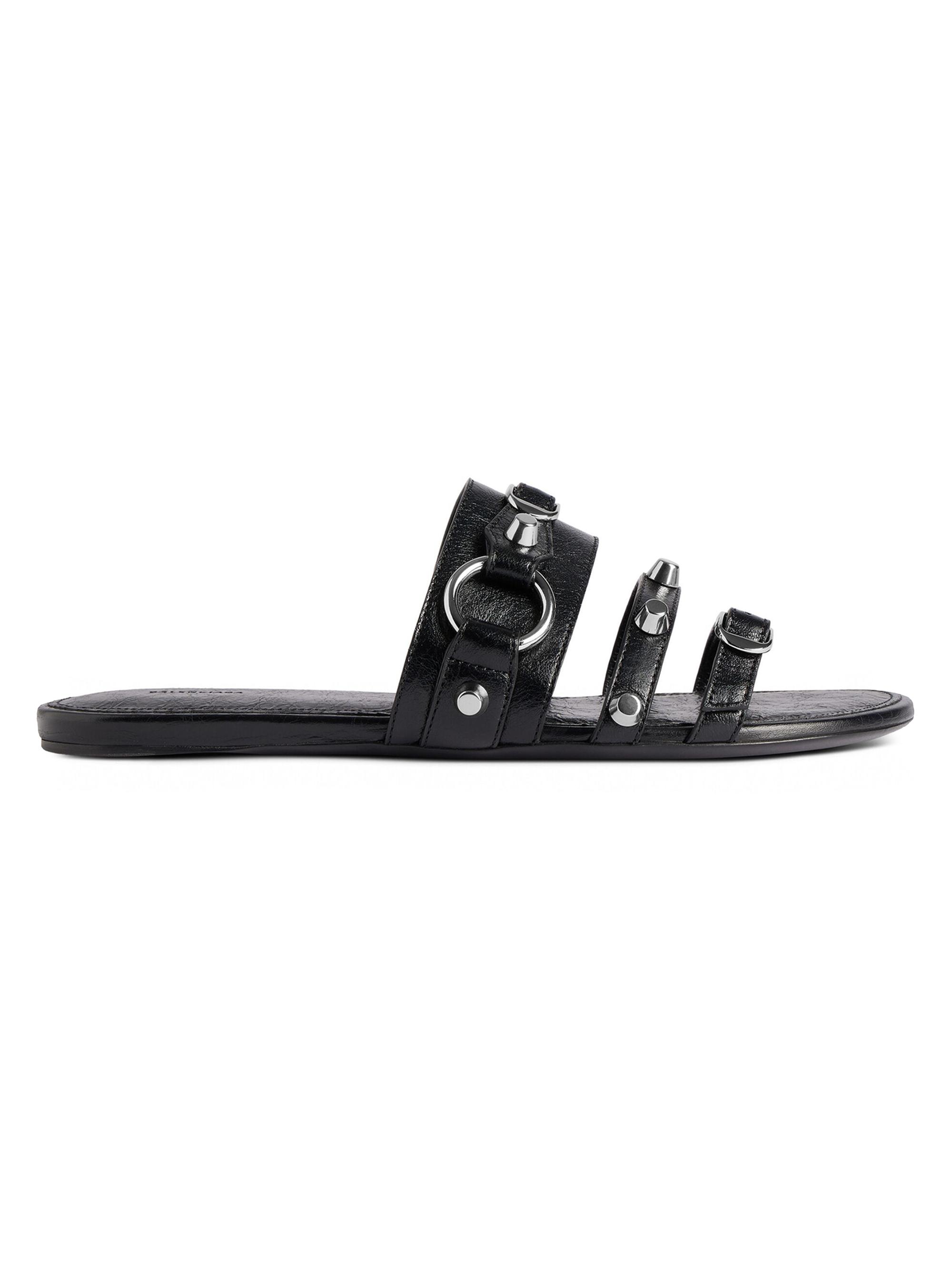 Balenciaga Women's City Mule Flats - Black | Thumbnail 8