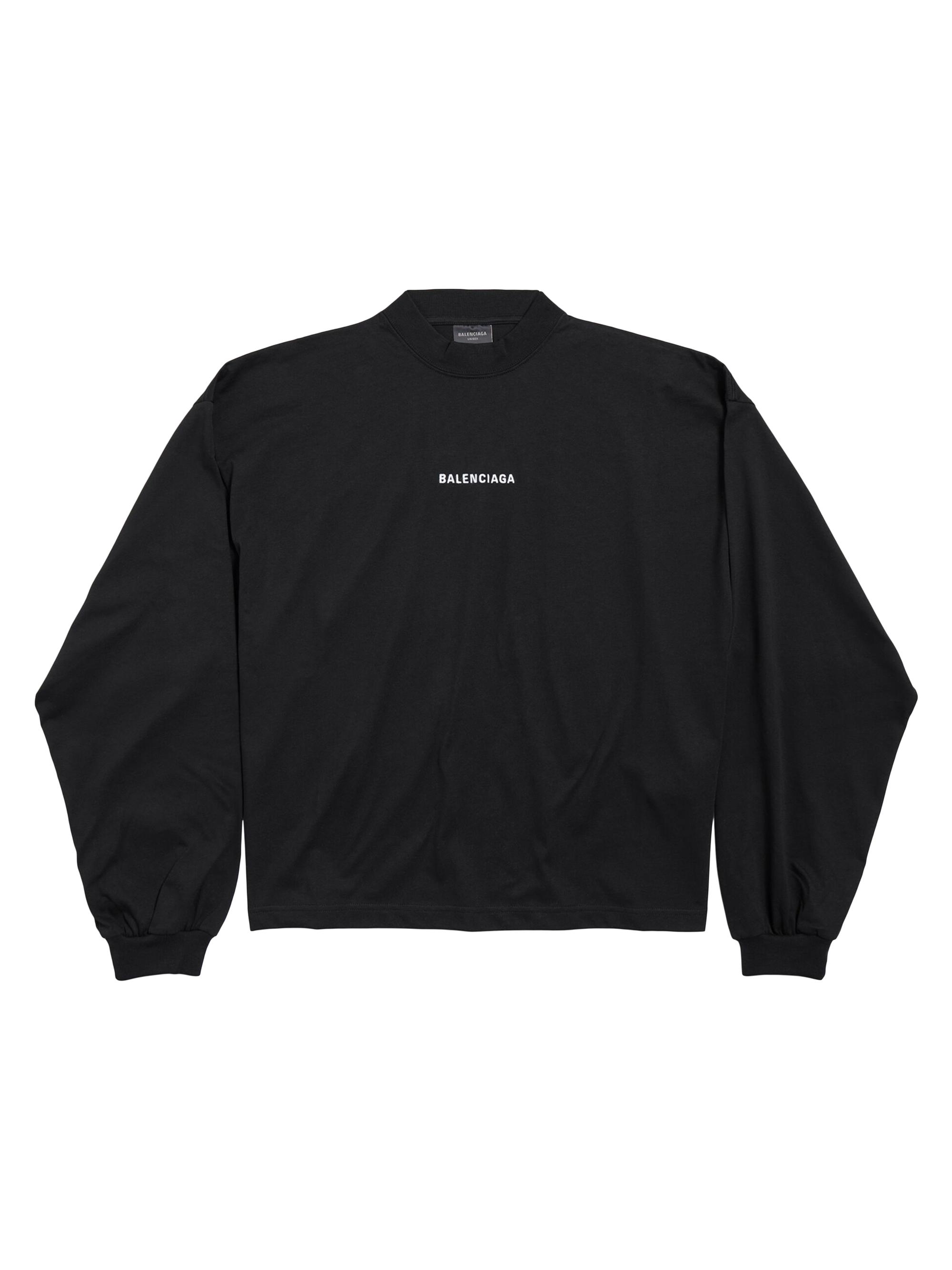 BALENCIAGA destroyed t-shirt /ロンT/L BALENCIAGA destroyed t-shirt /ロンT/L BALENCIAGA Oversized