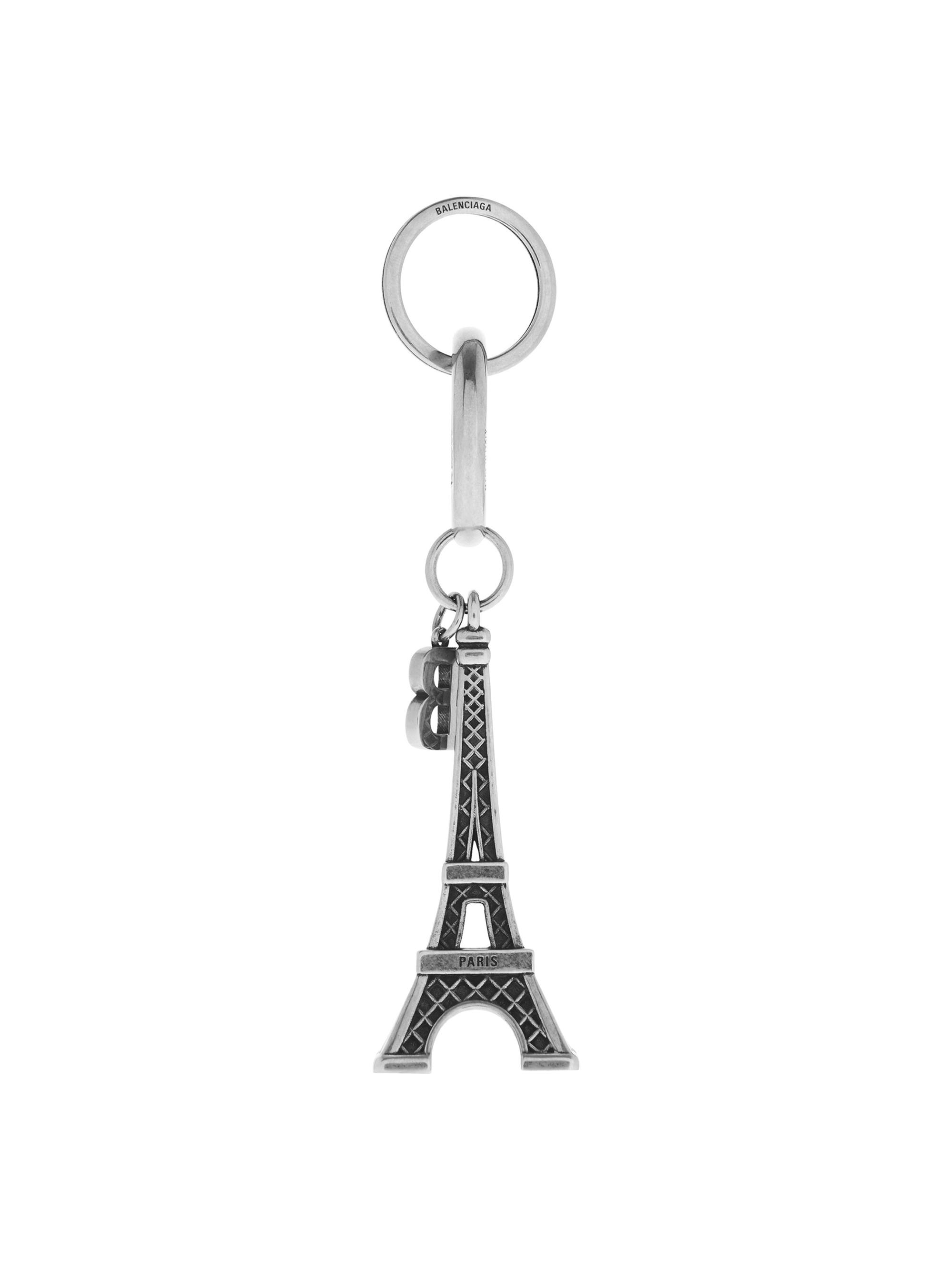 Balenciaga Paris Souvenir Eiffel Bag Charm - Antique Silver