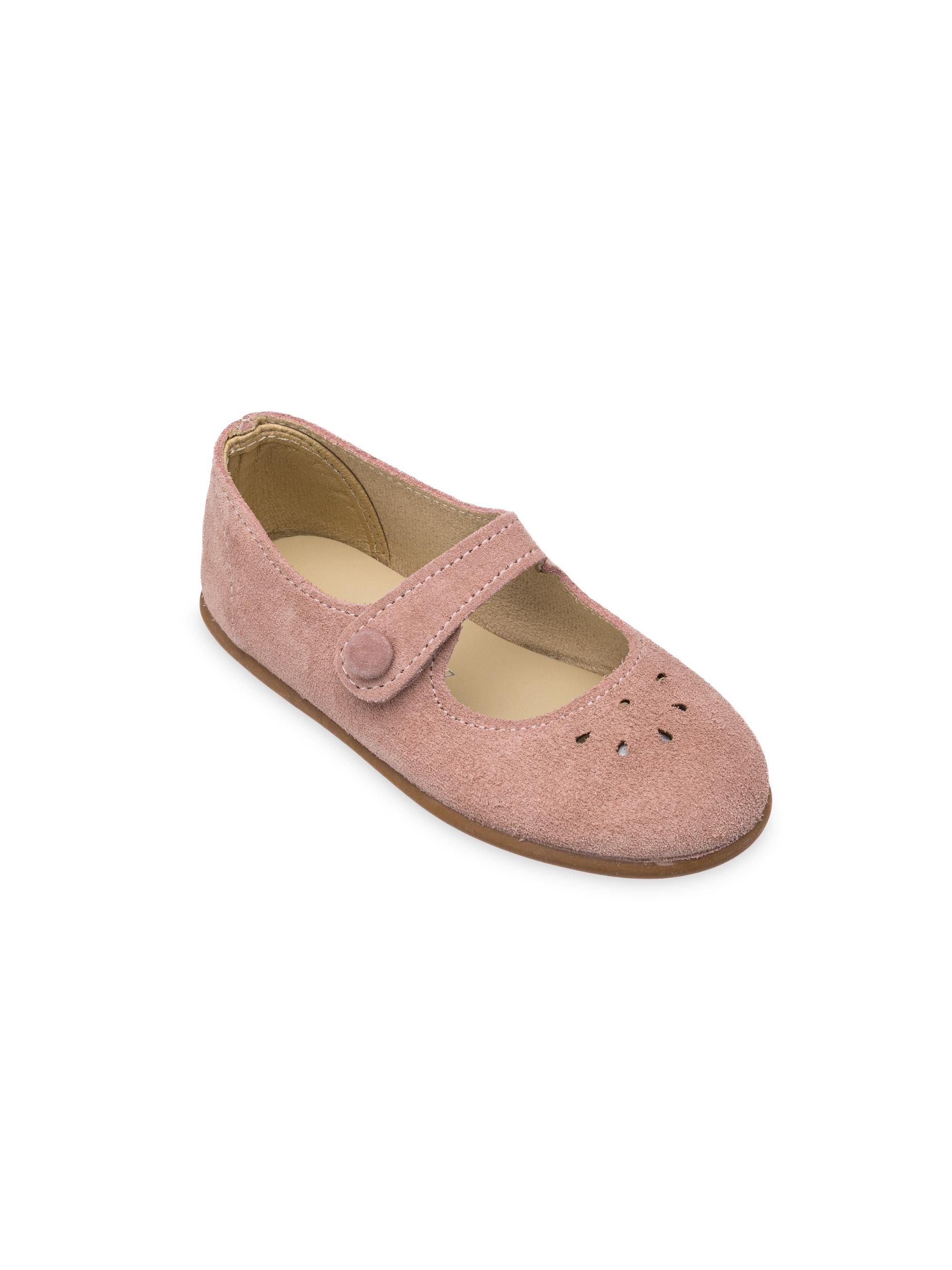 Elephantito Little Girl's & Girl's Andi Mary Jane Shoes - Suede Rose 12 (Child) | Thumbnail 2