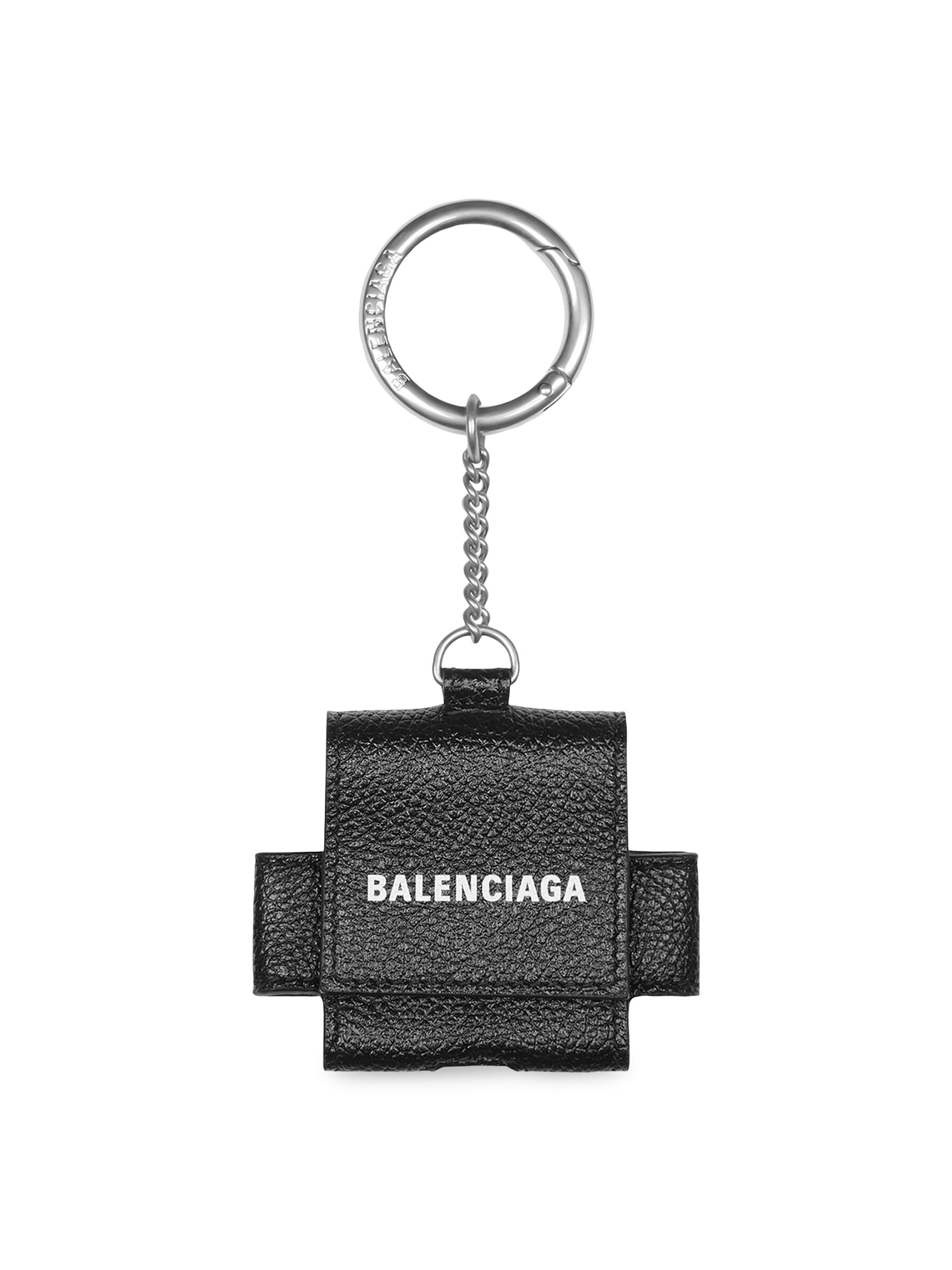 Balenciaga Cash Large Earpods Holder - Black
