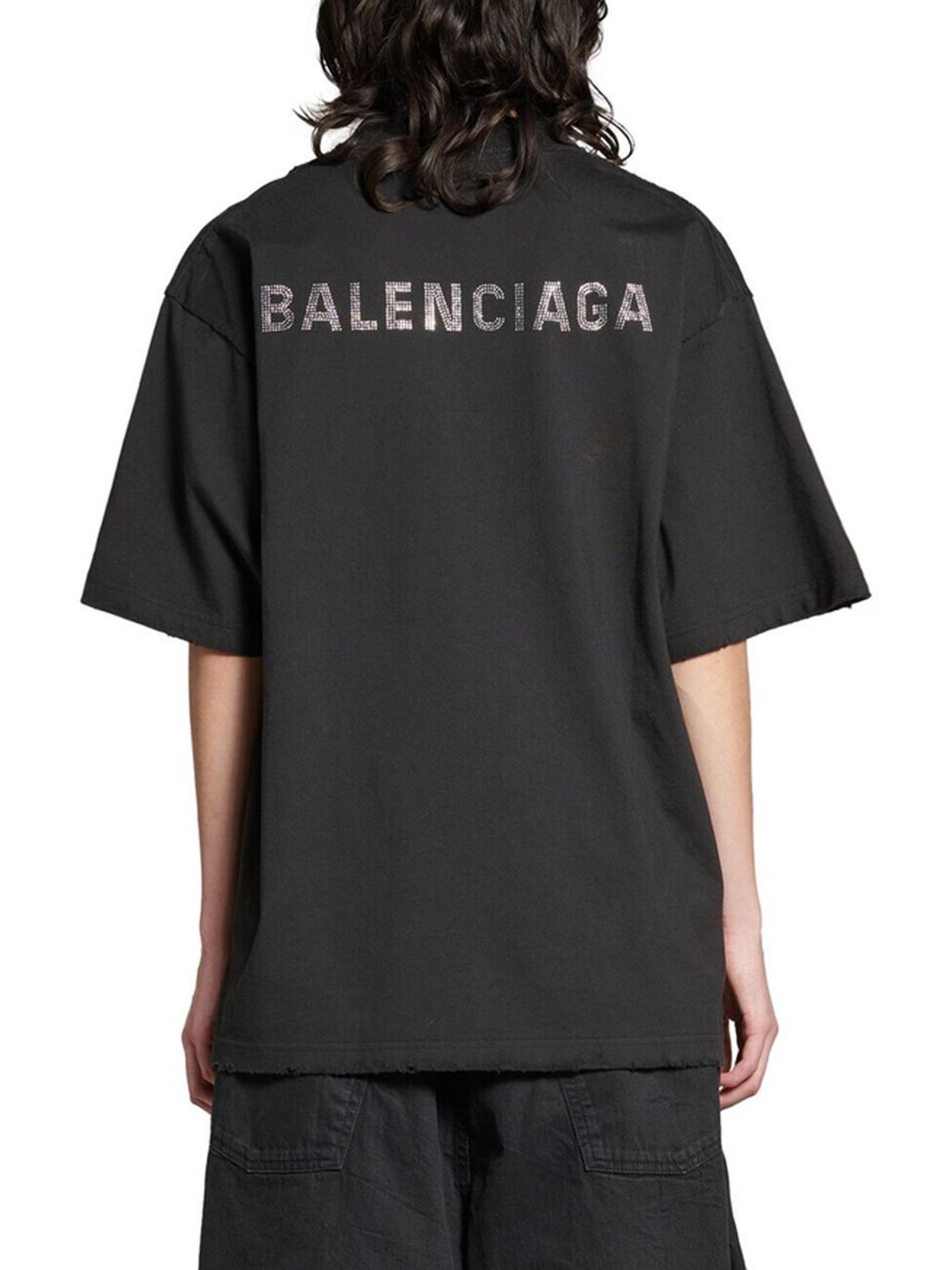 Balenciaga Balenciaga Back Medium Fit T-Shirt | Saks Fifth Avenue