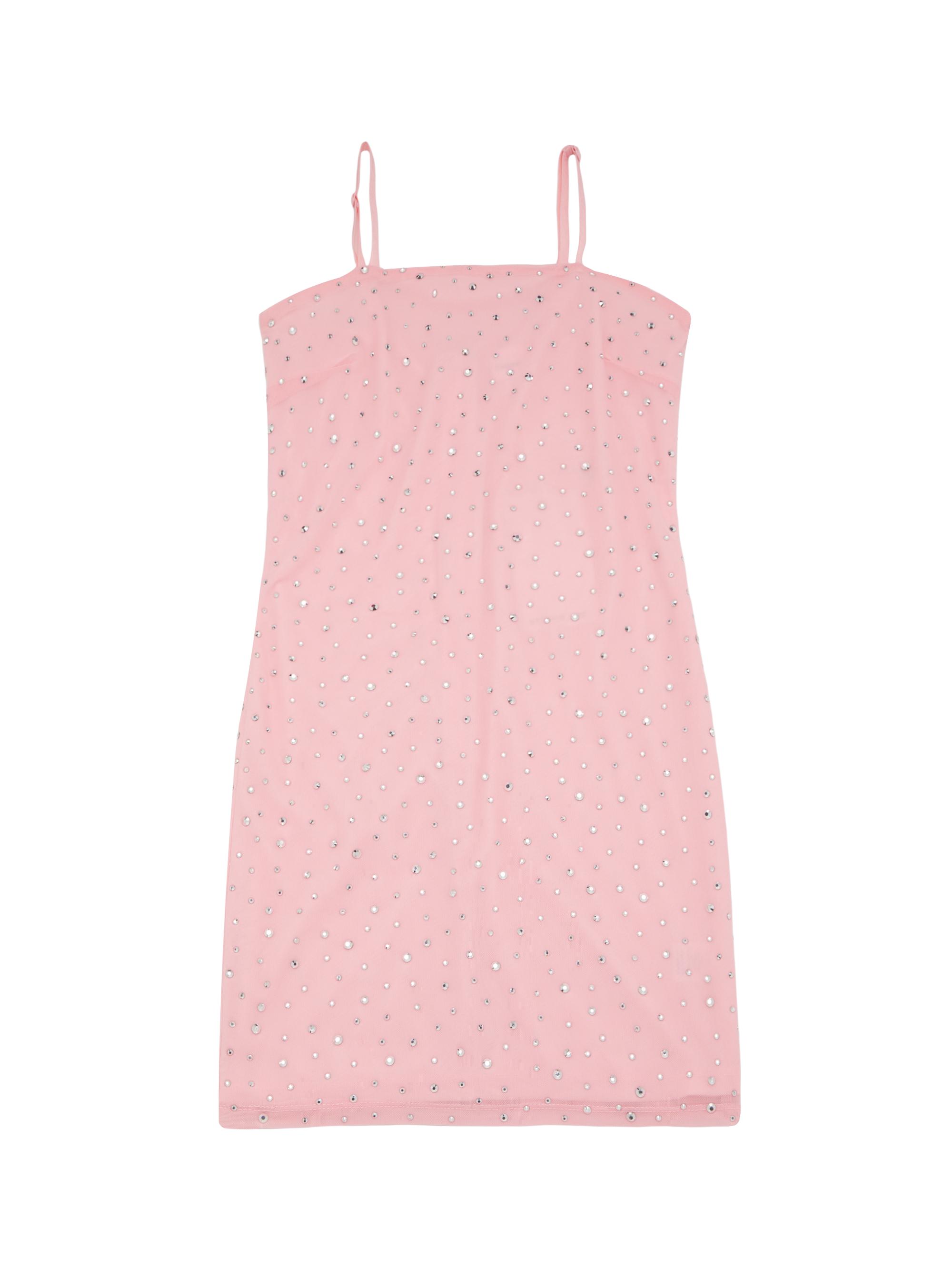 strapless open back dress Georgina Soft Lounge Dress - Blush Pink