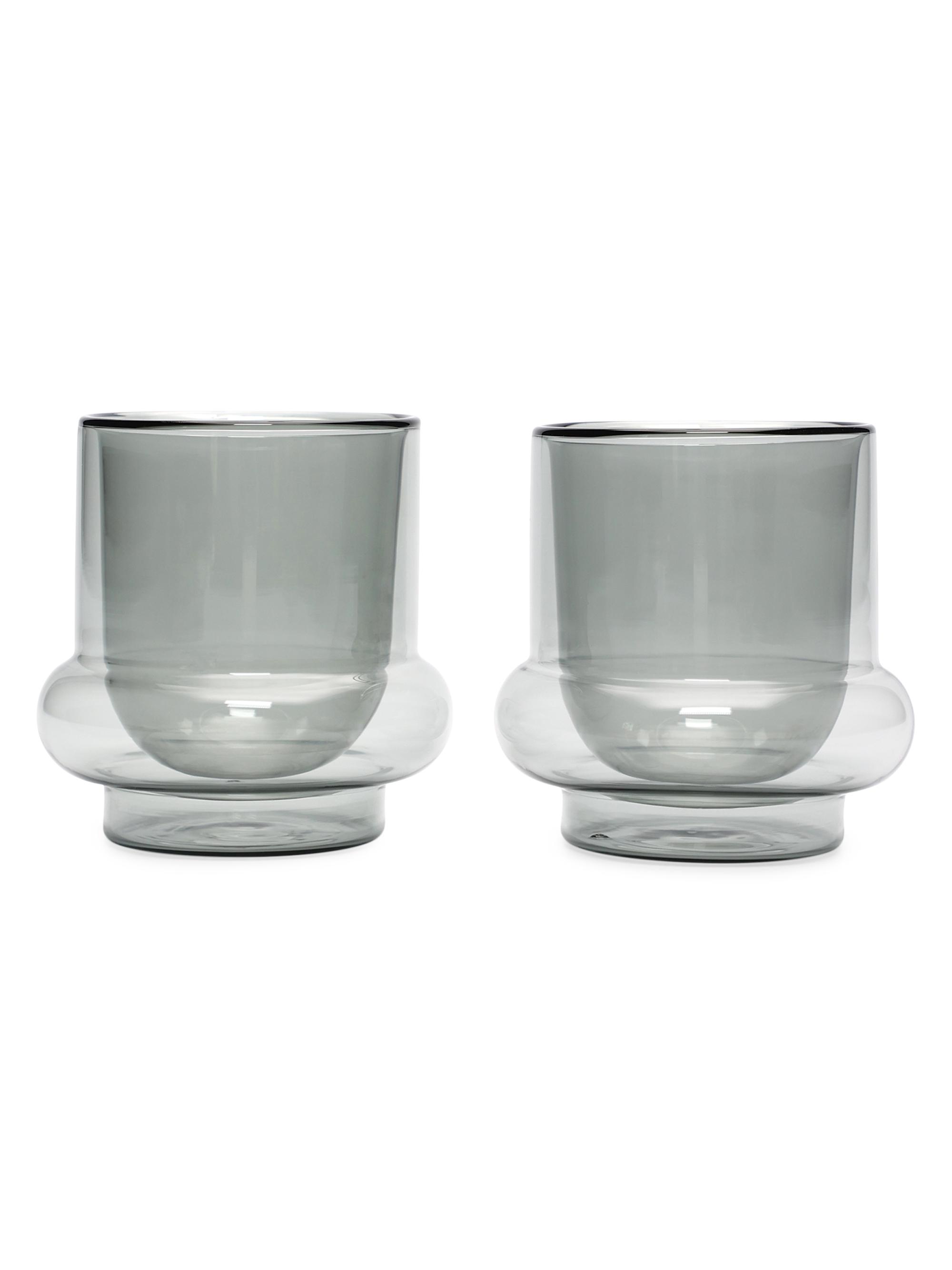 Tom Dixon Bump Coffee Cups 2-Piece Set - Grey