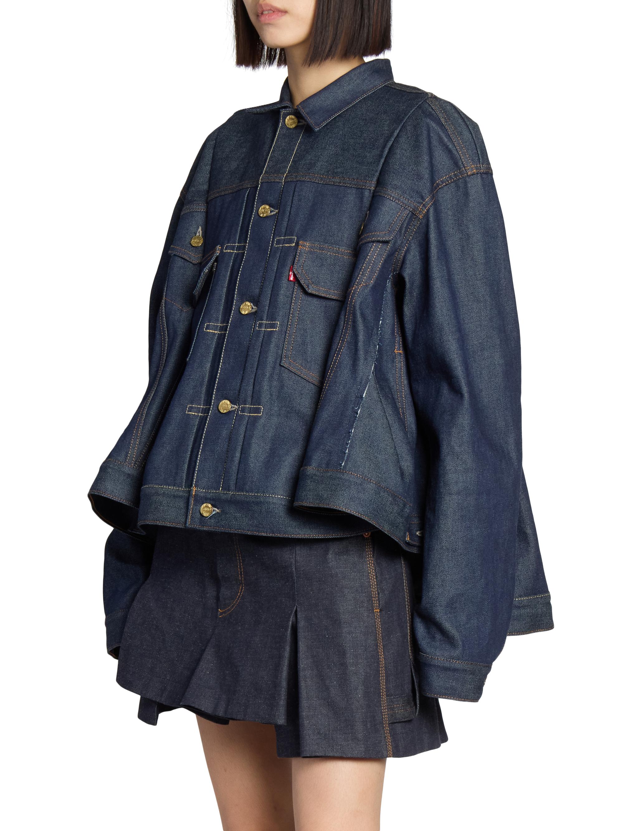 ジャケット・アウター Levi's x sacai Women's Denim Jacket Levi's® X Sacai Women's Denim Jacket - Dark Wash | Levi's® US