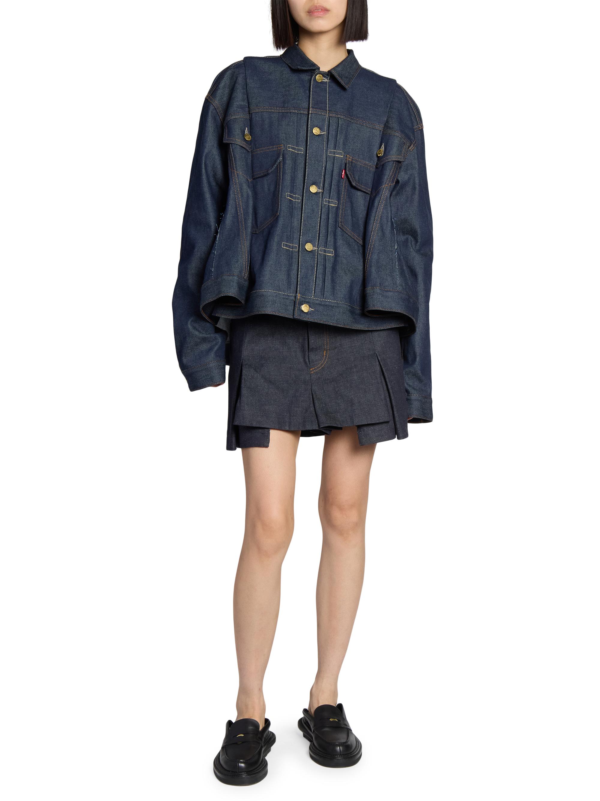 sacai x LEVI'S Denim Jacket Indigo サイズ2 Sacai Levi's X Sacai Denim Jacket | Saks Fifth Avenue