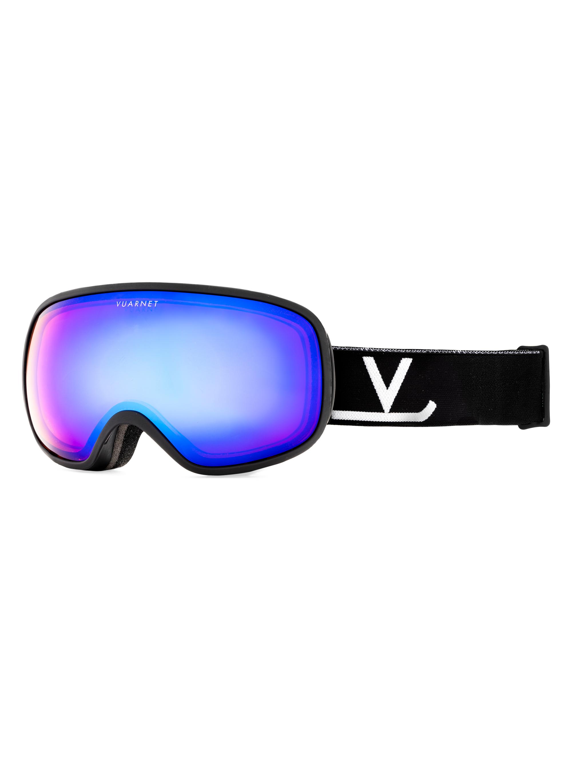 Vuarnet Men's Cervin Ski Goggles - Black Blue Flash