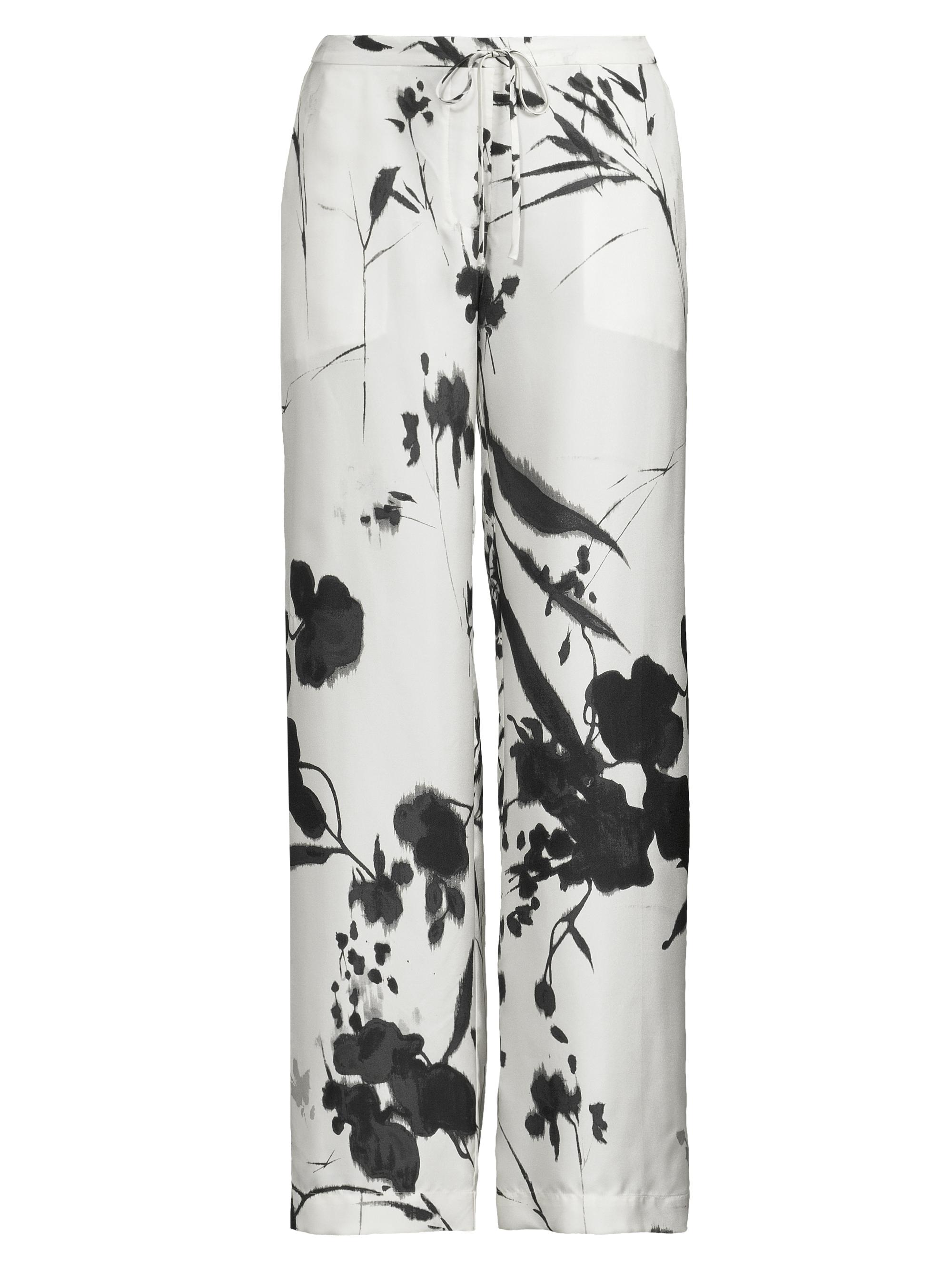 Natori Women's Nara Drawstring Pants - Black White