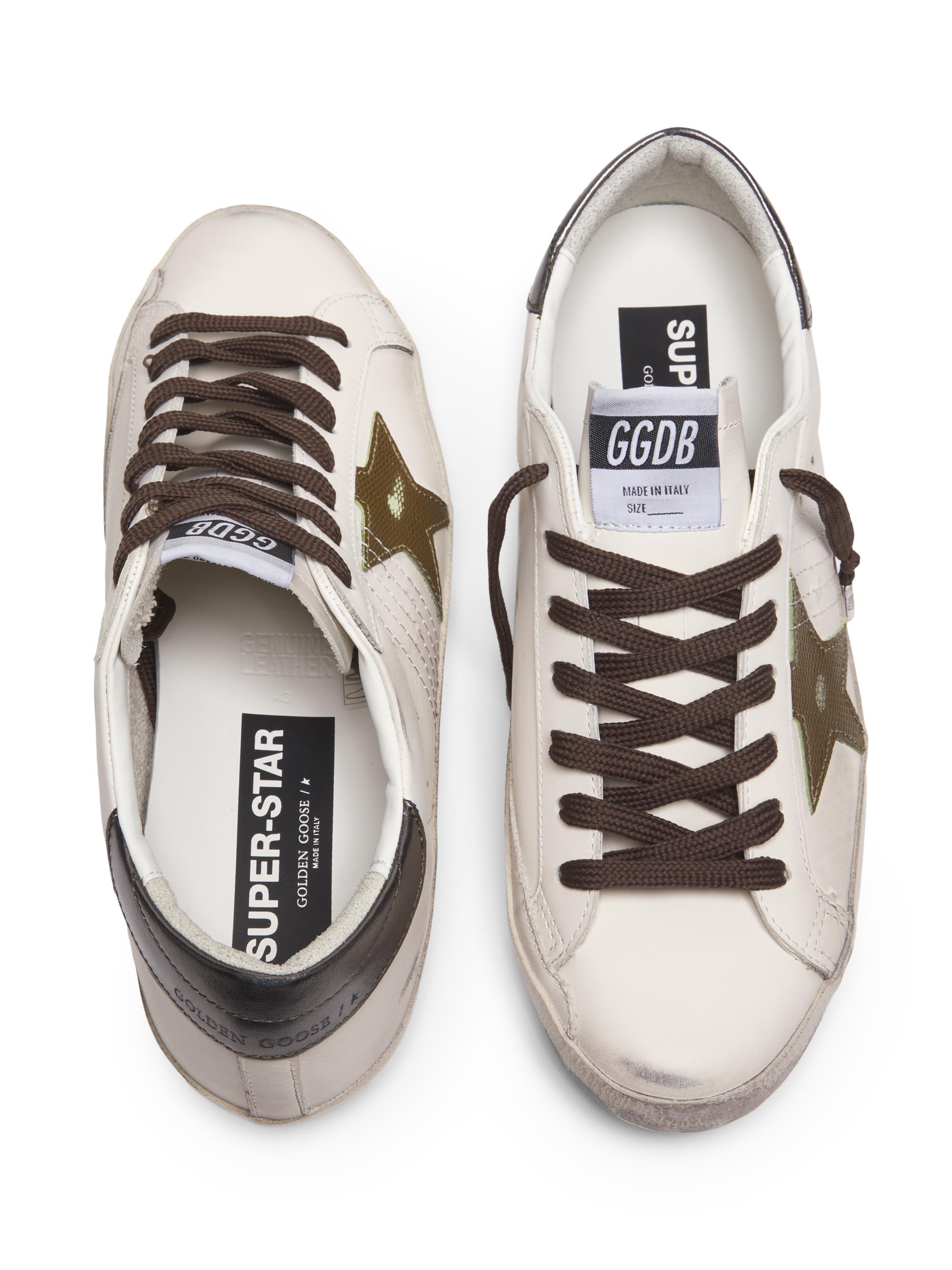 Golden Goose Super-Star Leather Low-Top Sneakers | Saks Fifth Avenue