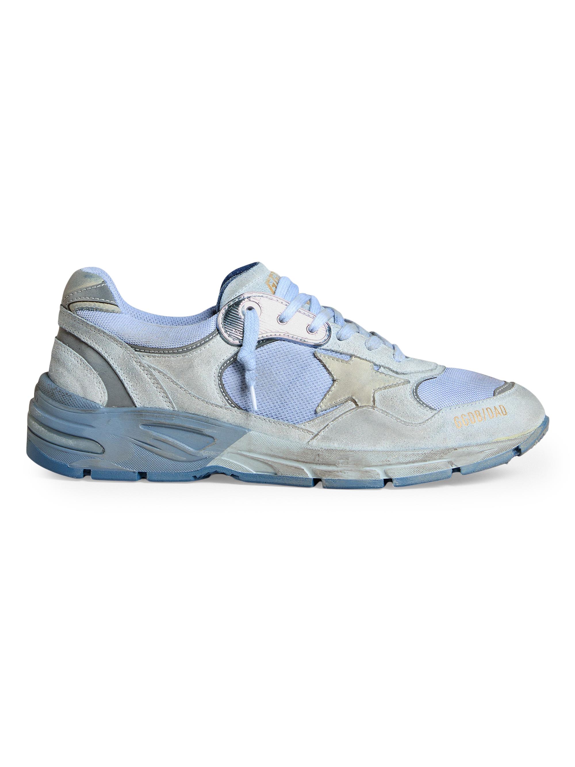 Golden Goose Men's Running Dad New Low-Top Sneakers - Illusion Blue