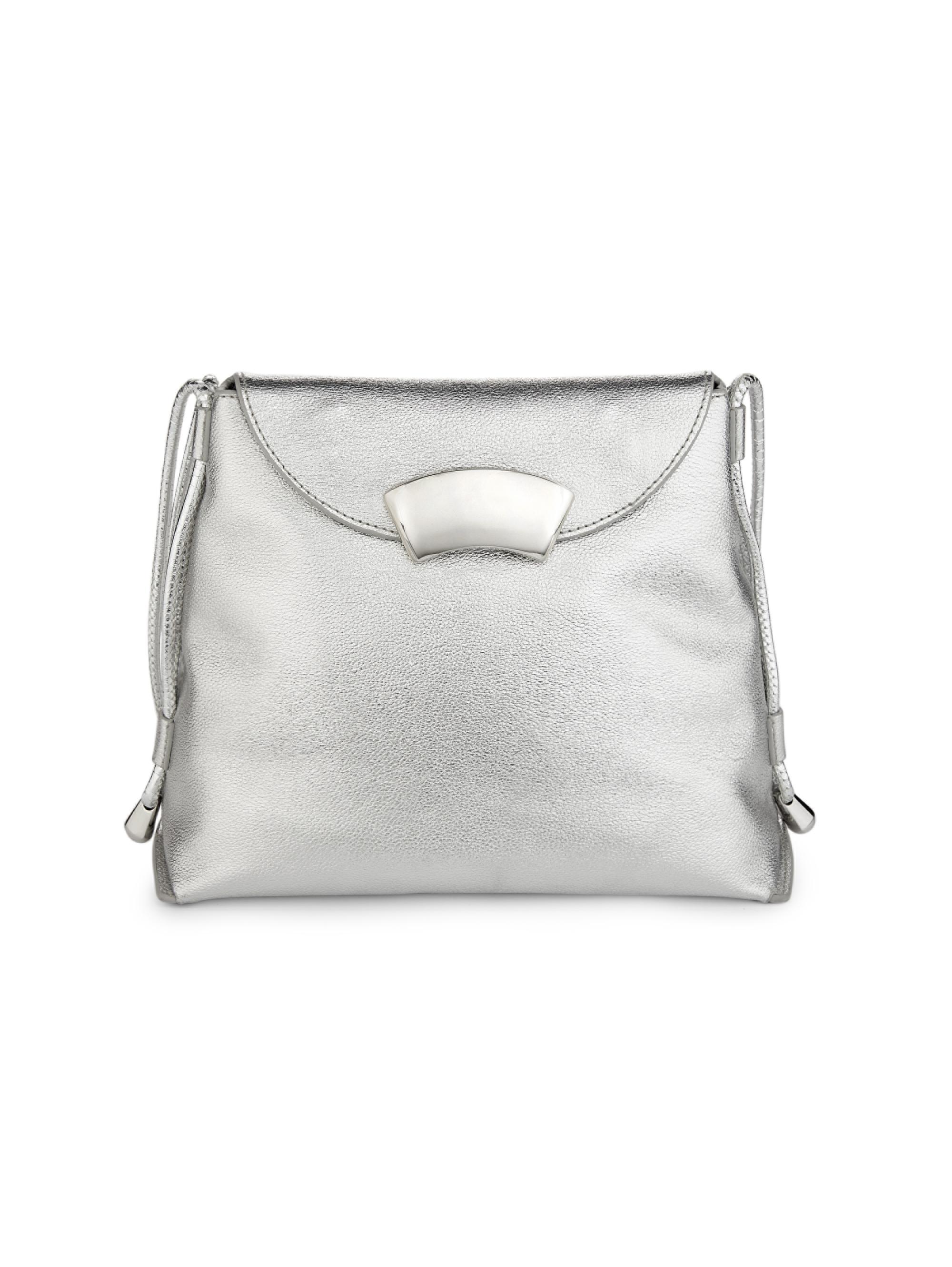 3.1 Phillip Lim Women's ID Petite Leather Shoulder Bag - Silver