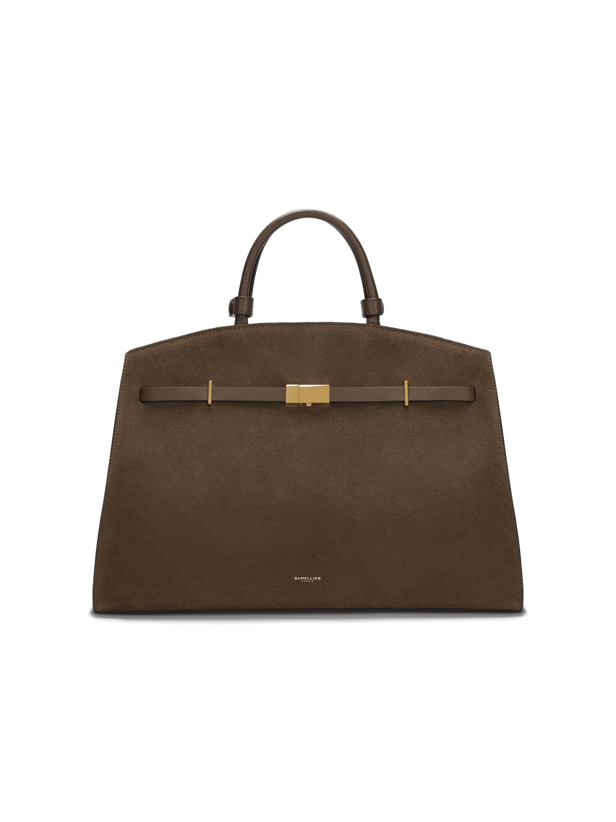 DeMellier Women's The Hudson Suede Tote Bag - Mocha Suede