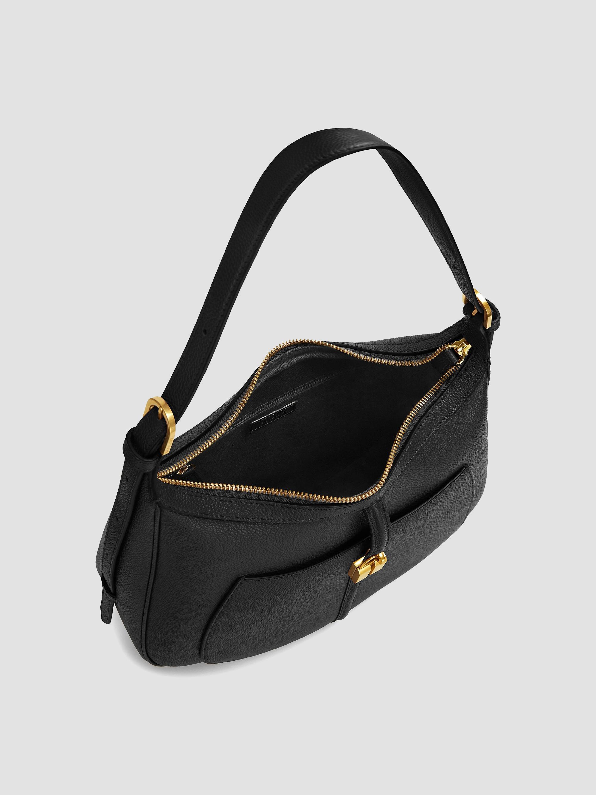 DeMellier Siena Grained Leather Hobo Bag | Saks Fifth Avenue