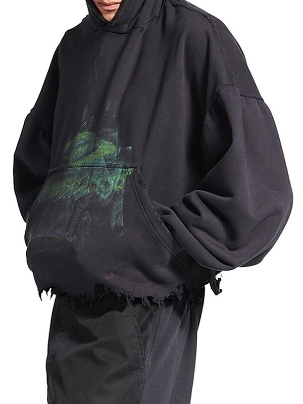 Shop Balenciaga Diy Imprint Cropped Hoodie | Saks Fifth Avenue Shop Balenciaga Diy Imprint Cropped Hoodie | Saks Fifth Avenue