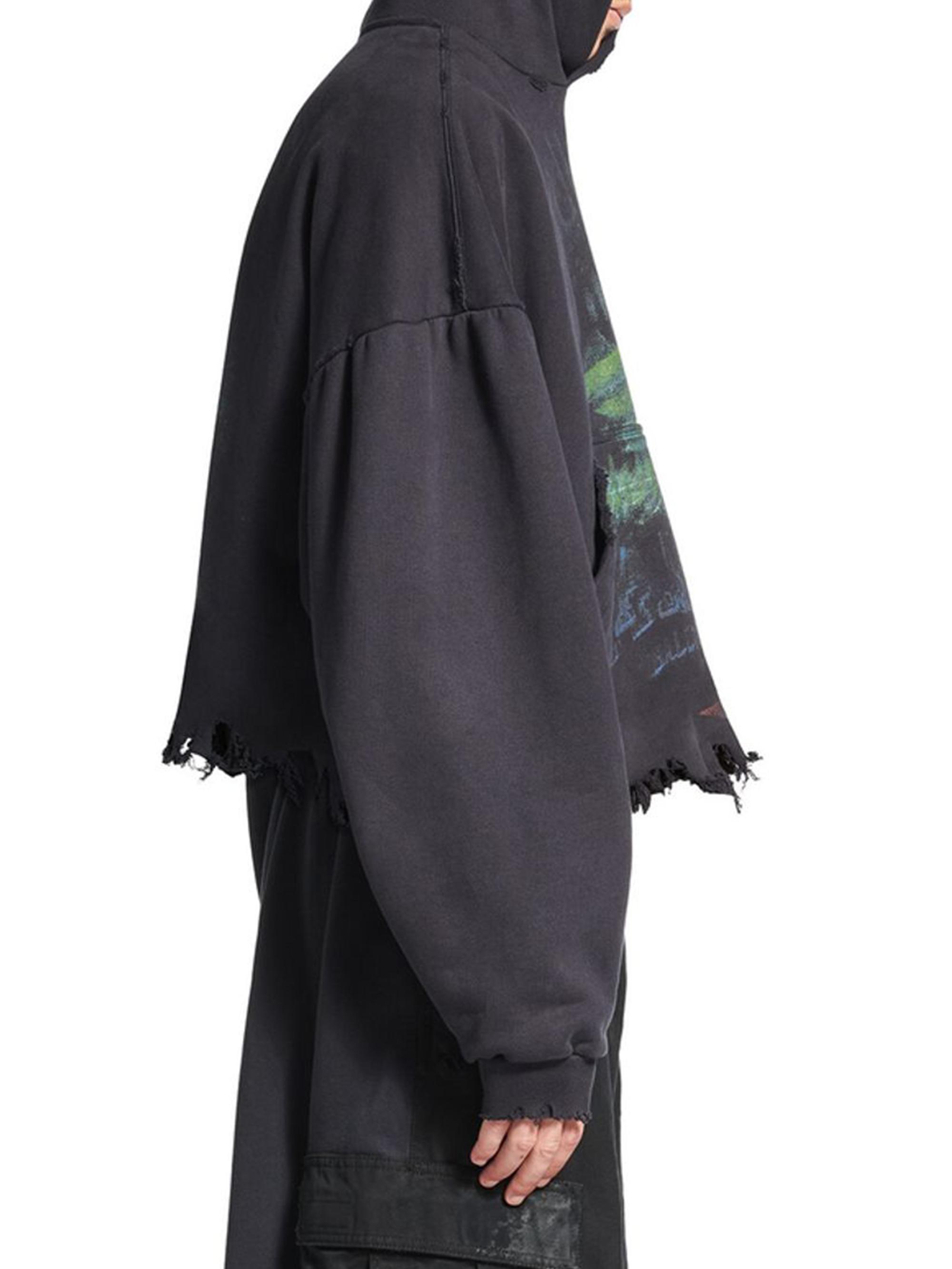 Balenciaga Diy Imprint Cropped Hoodie | Saks Fifth Avenue