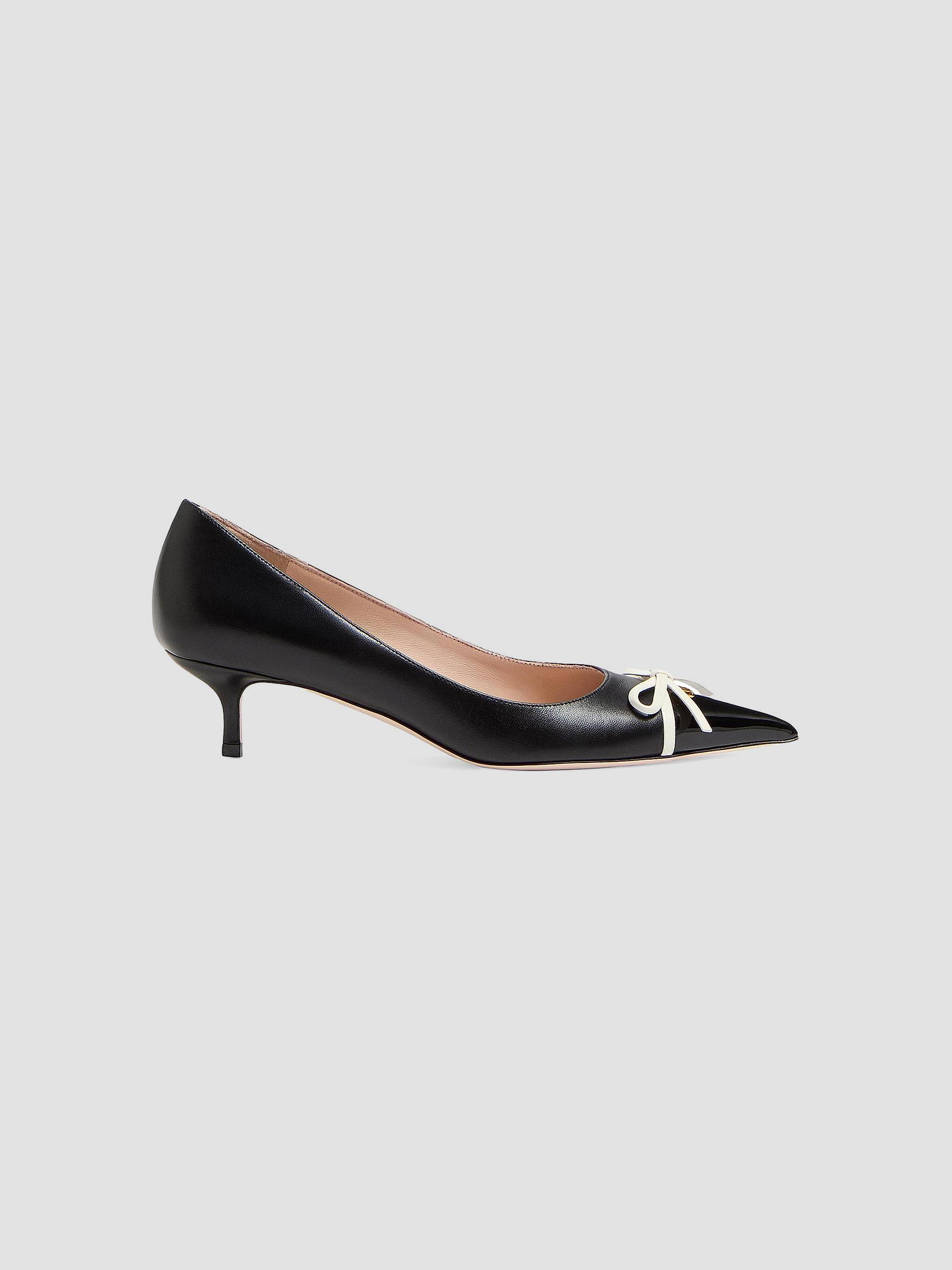 Valentino Garavani Women's Bepointy 45MM Pumps in Patent Leather and Kidskin - Black | Thumbnail 8
