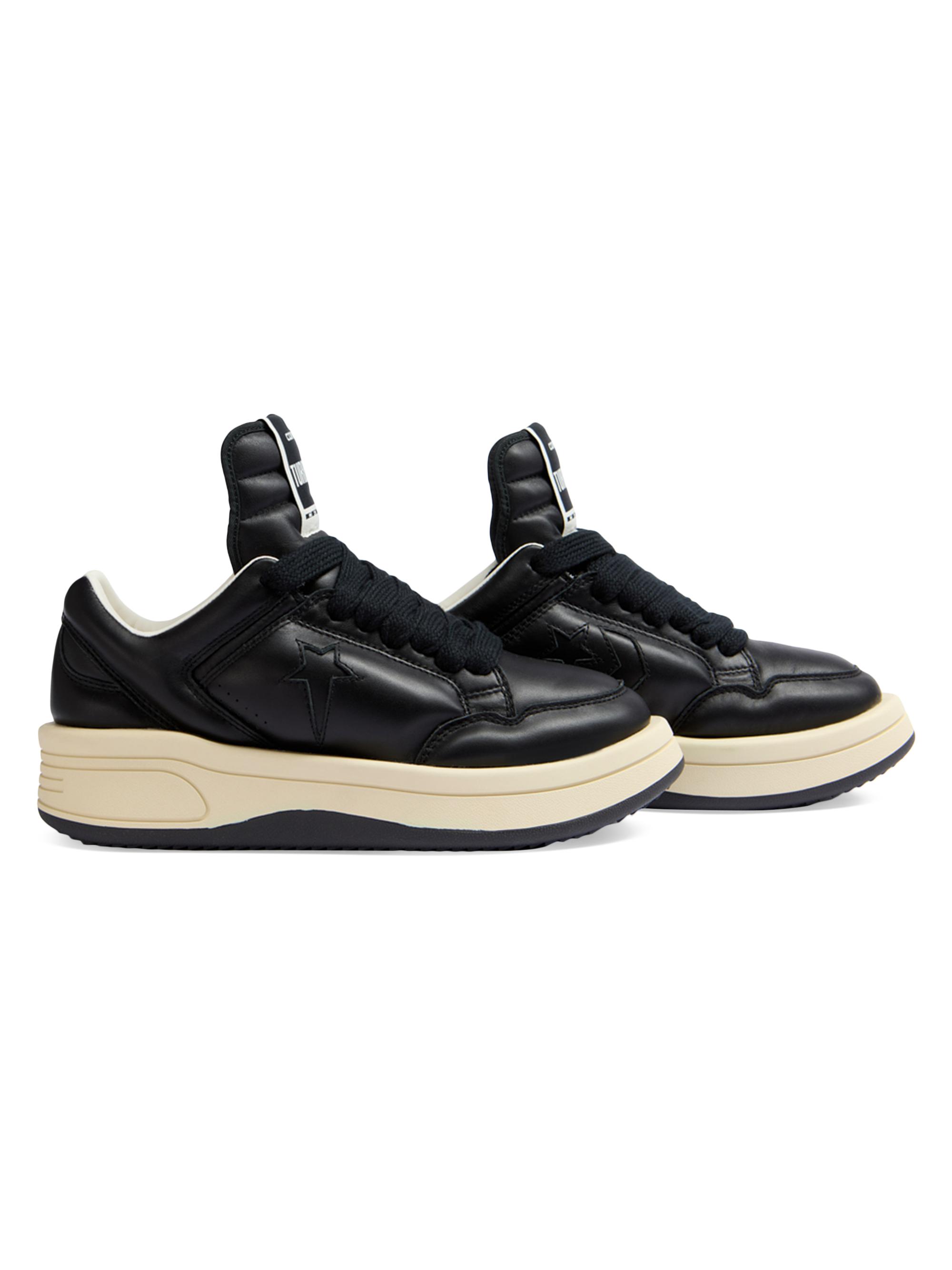 Converse x DRKSHDW TURBOWPN Low-Top Leather Sneakers