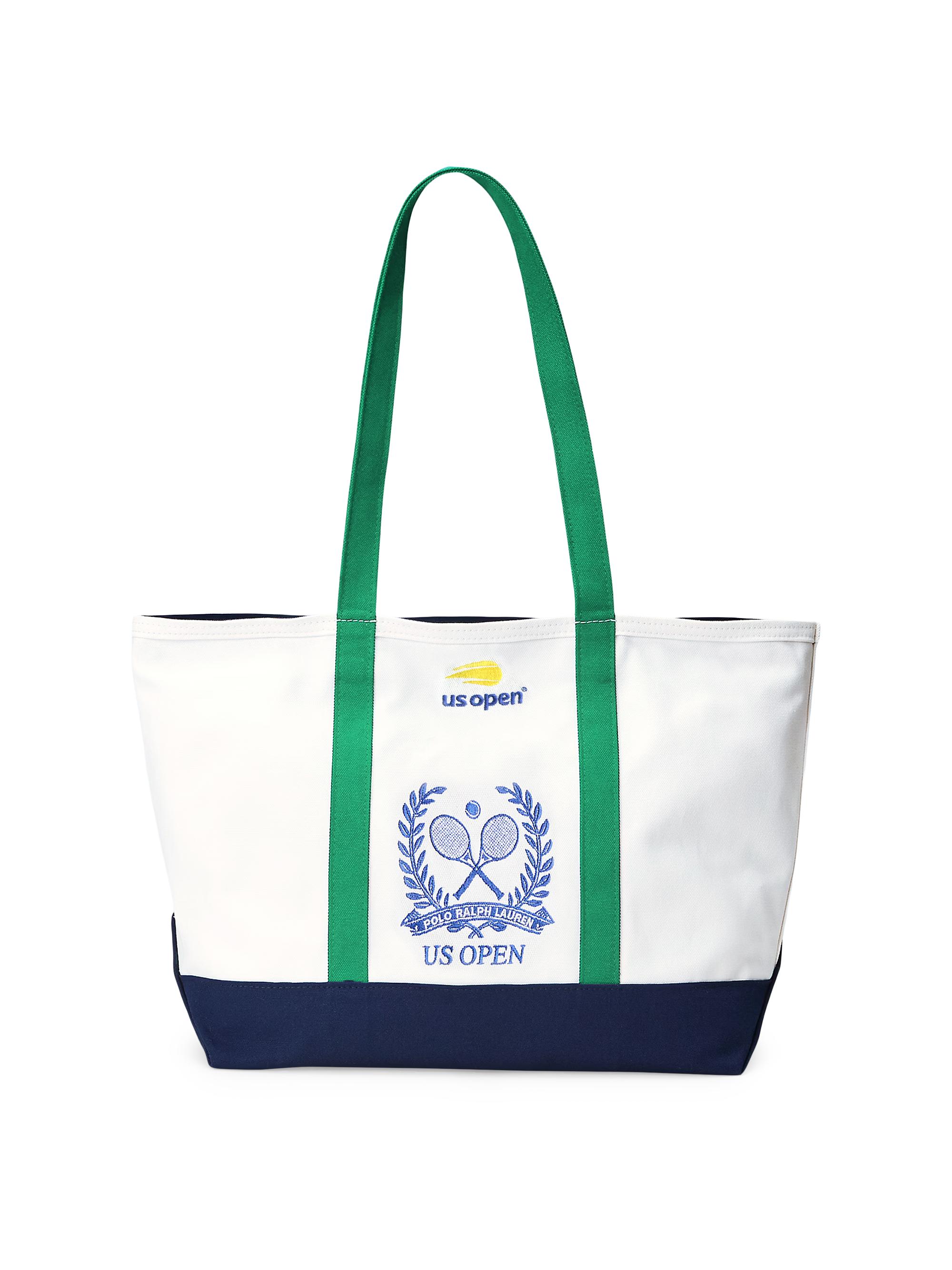 Polo Ralph Lauren Colorblocked Canvas & Leather Tote Bag | Saks