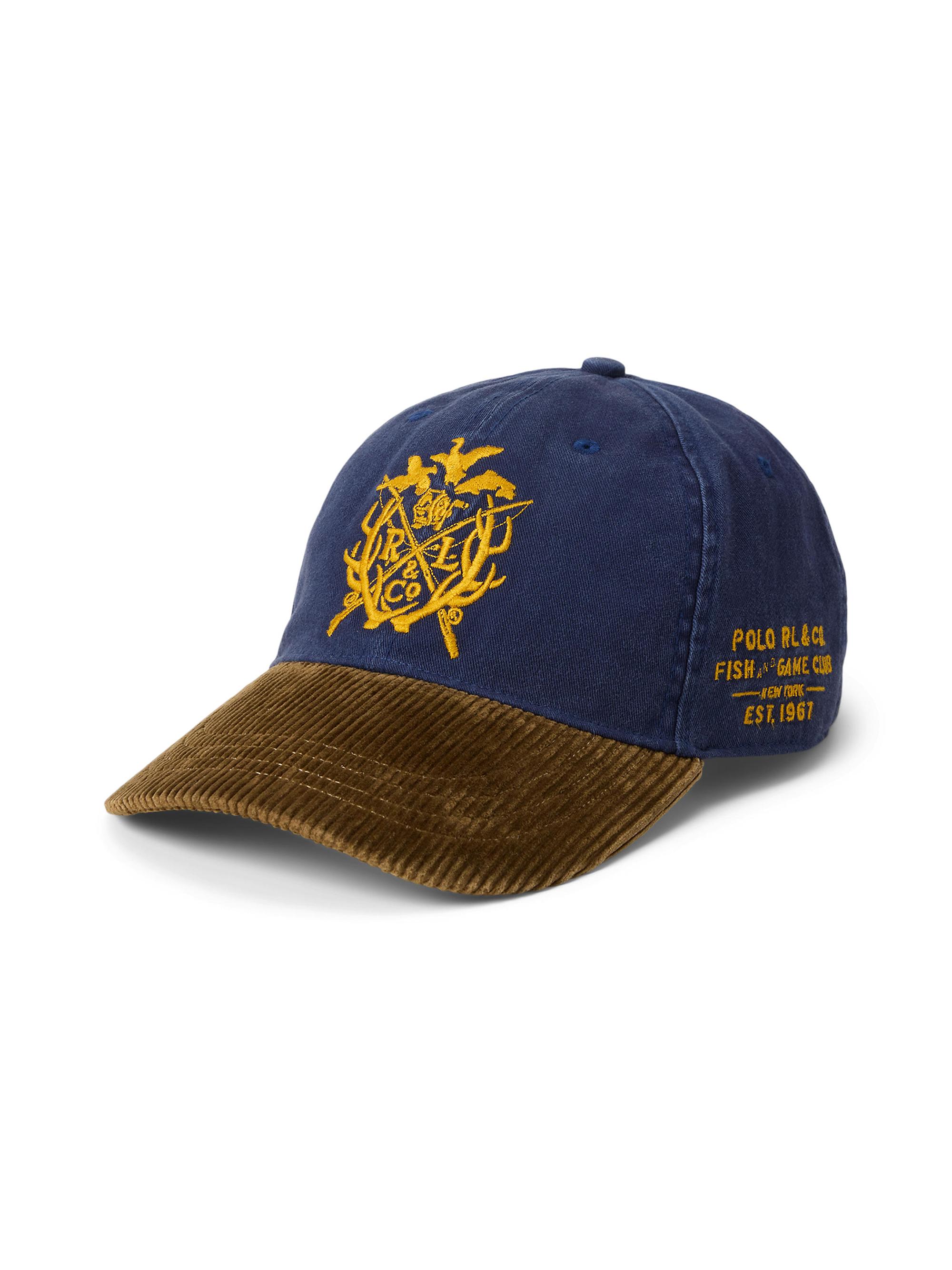 Polo Ralph Lauren Men's Twill & Corduroy Embroidered Cap - Newport Navy