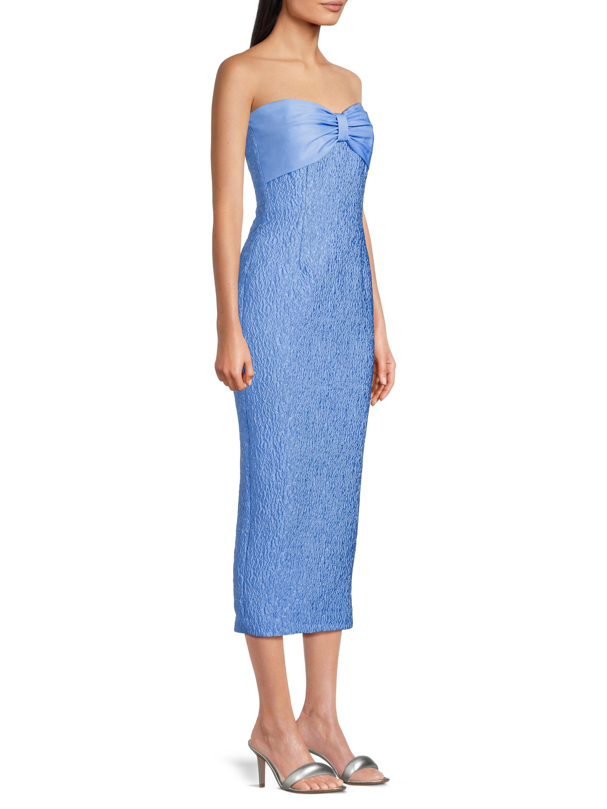LA MER サンプル Sau Lee Jackie Jacquard Bow Midi-Dress | Saks Fifth Avenue
