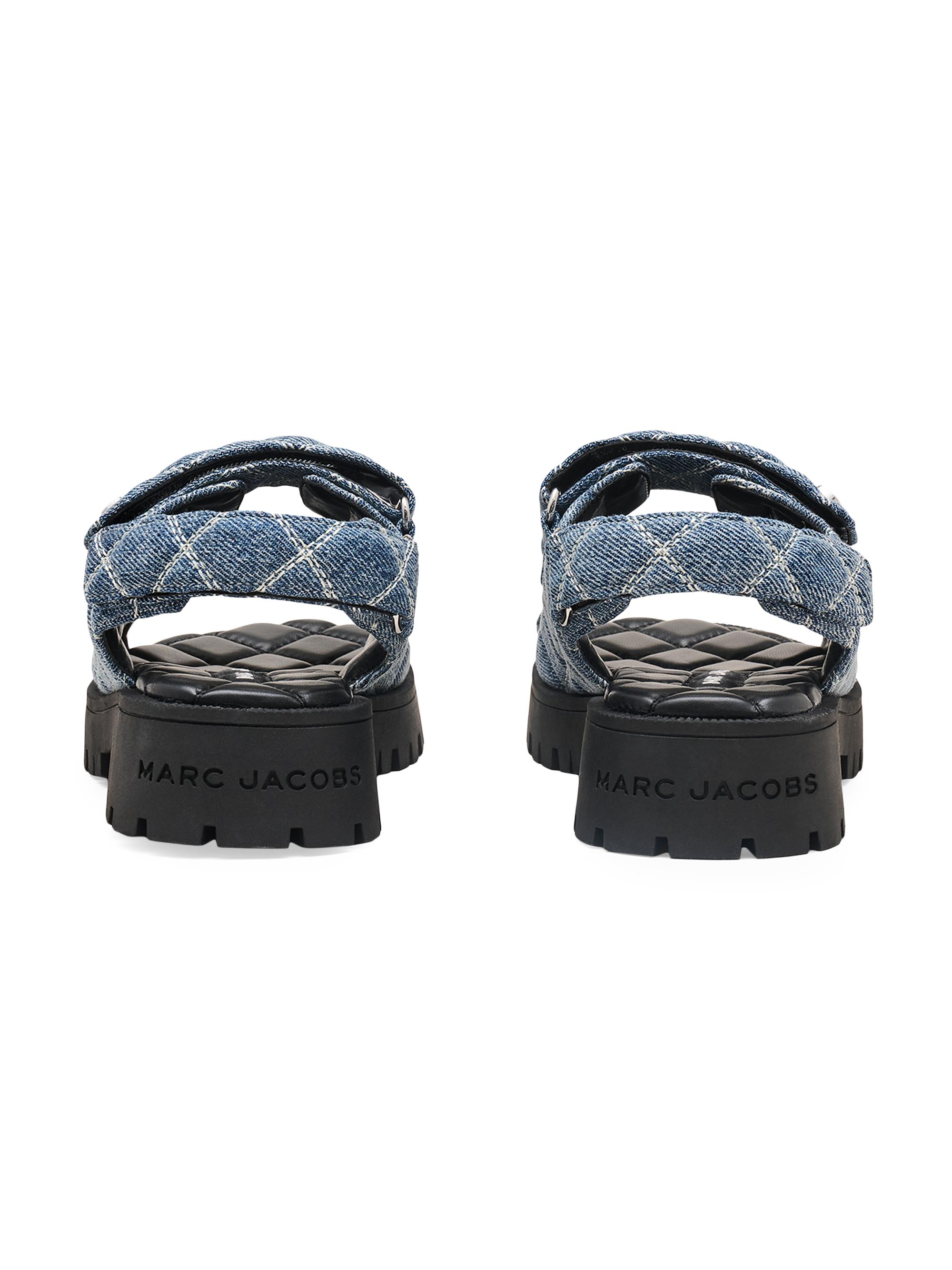 Marc Jacobs The J Marc Quilted Denim Sandals | Saks Fifth Avenue
