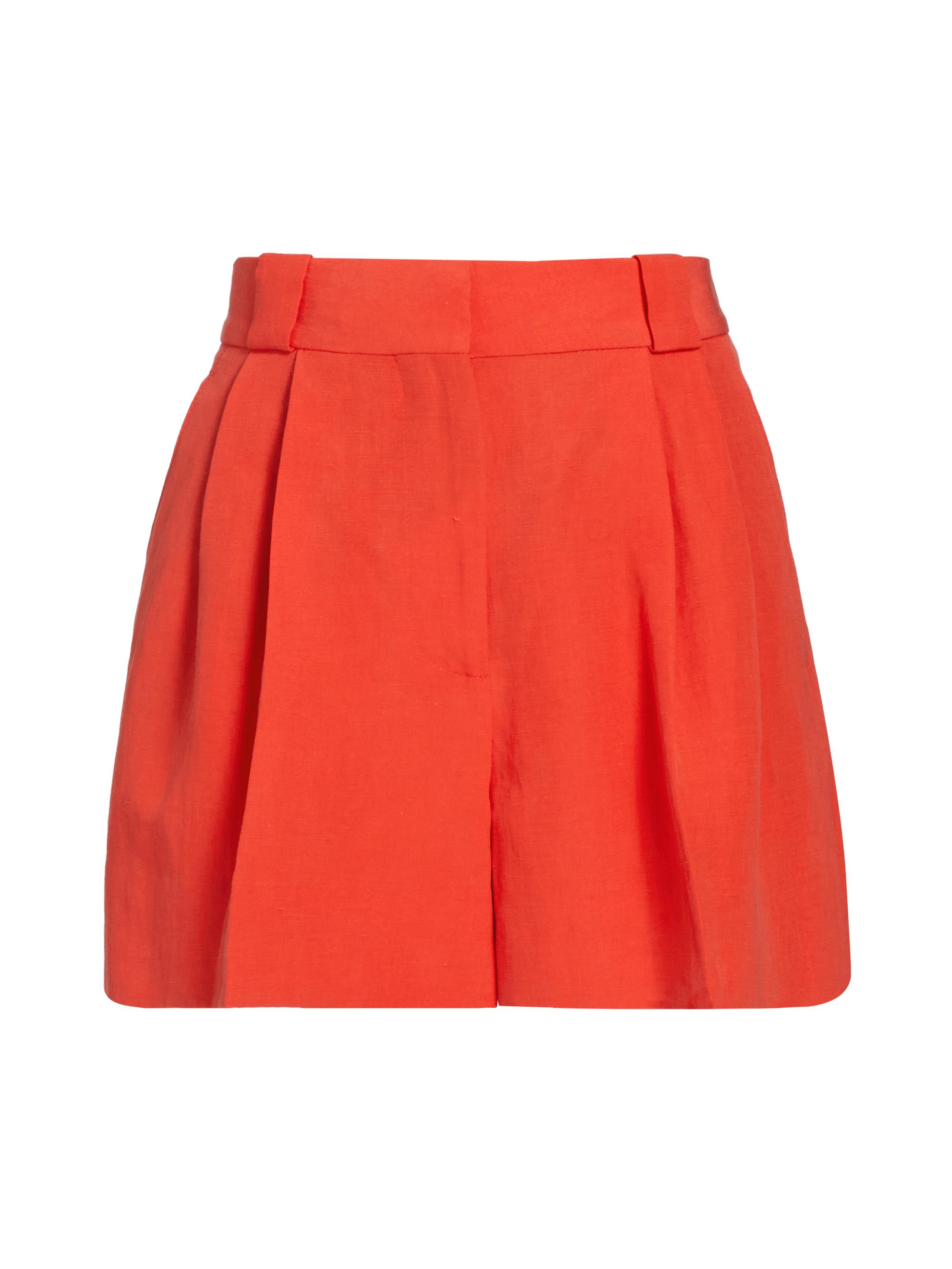 Blazé-Milano Women's Selle Pleated Shorts - Coral
