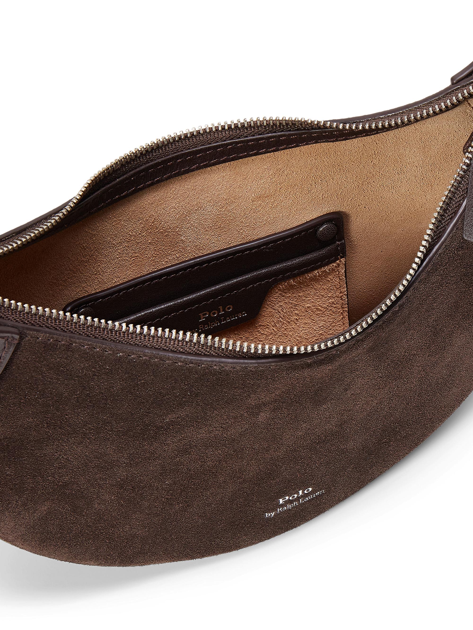 Polo Ralph Lauren Mini Polo ID Suede Bag | Saks Fifth Avenue