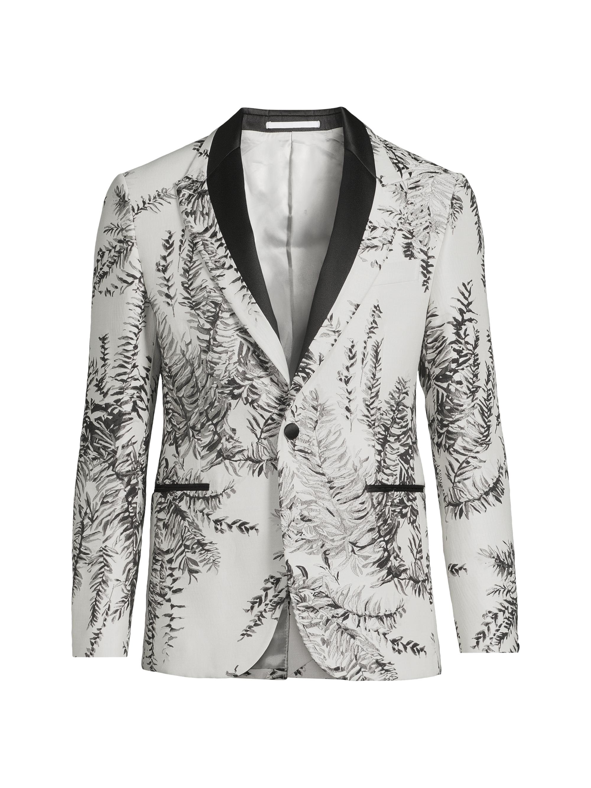 Pal Zileri Men's Floral Printed Dinner Jacket -