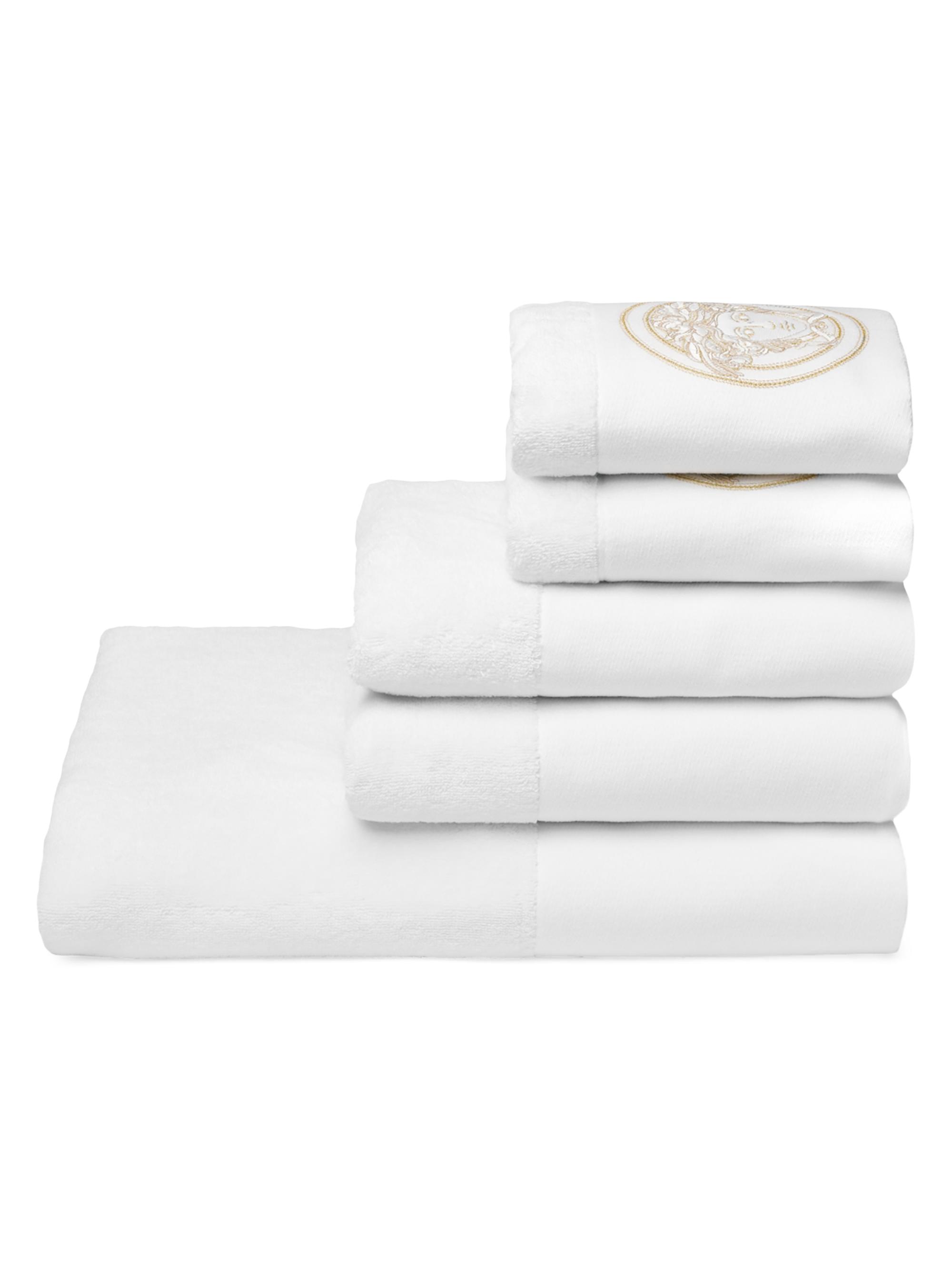 Versace Medusa Gala 5-Piece Bath Set - White Gold | Thumbnail 3