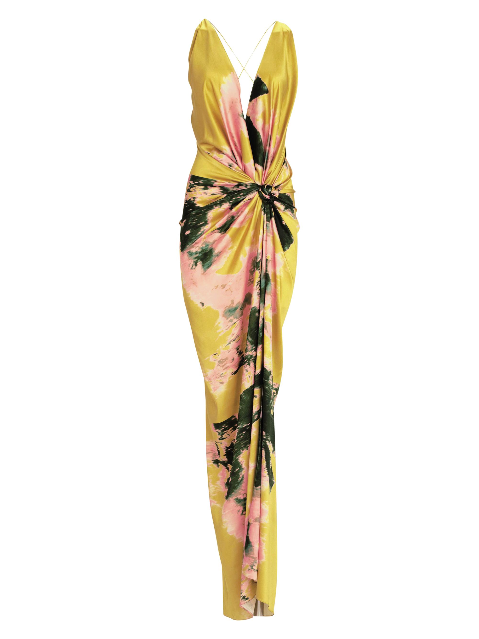 Silvia Tcherassi Jazmin Stretch Silk Maxi Dress | Saks Fifth Avenue