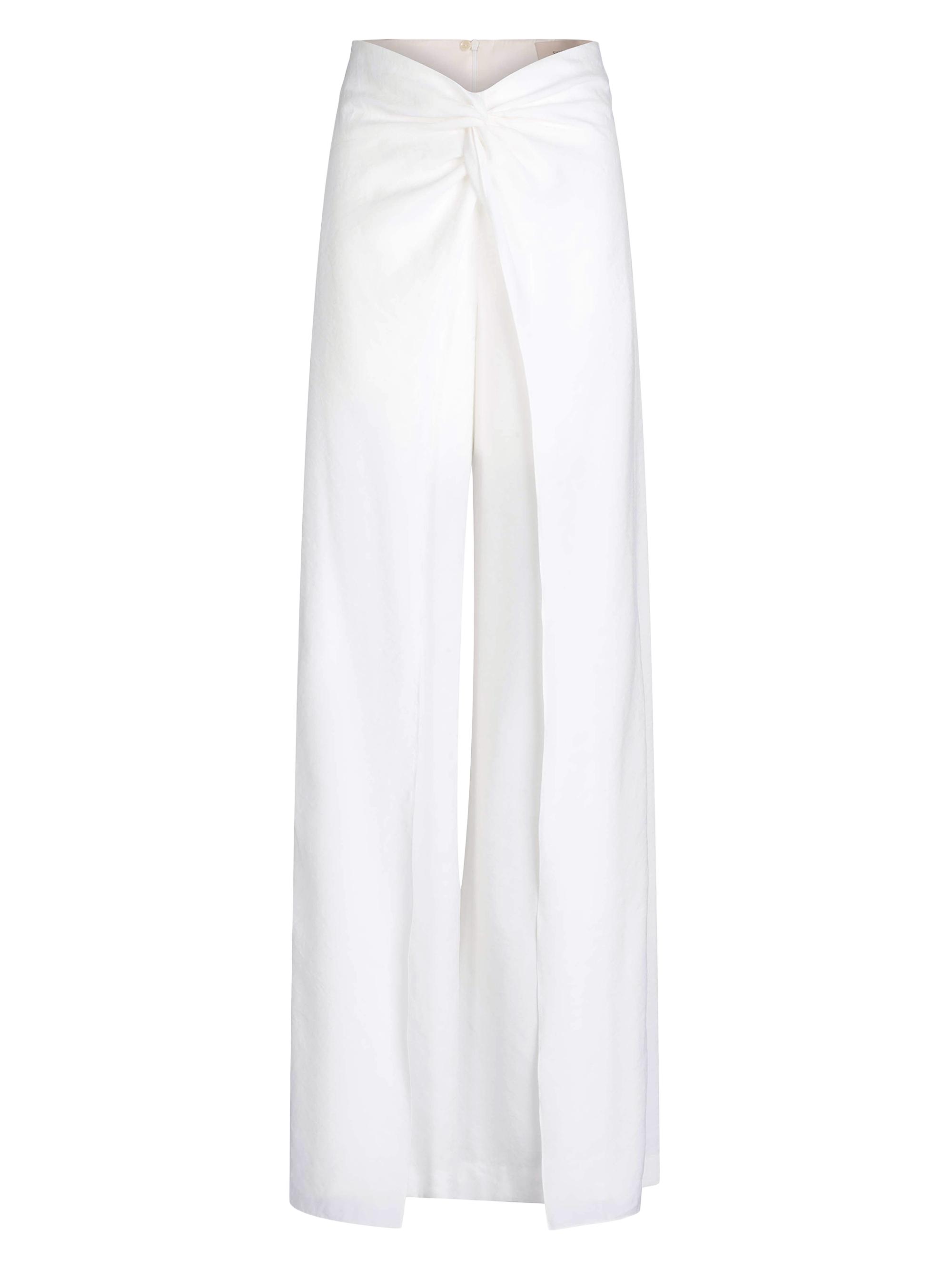 Silvia Tcherassi Women's Canturipe Wide-Leg Pants - White