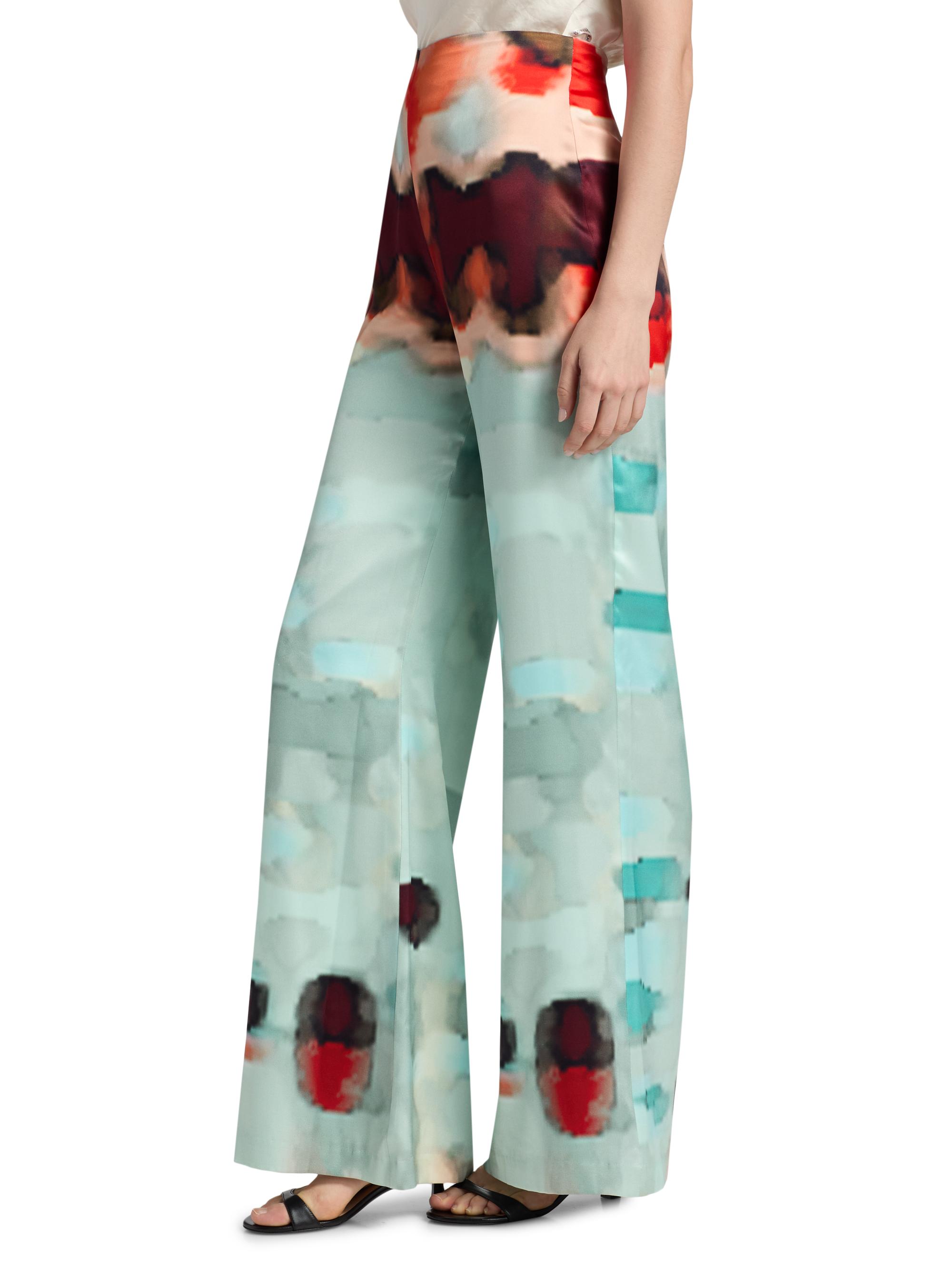 Silvia Tcherassi Andie Dyed Wide-Leg Pants | Saks Fifth Avenue