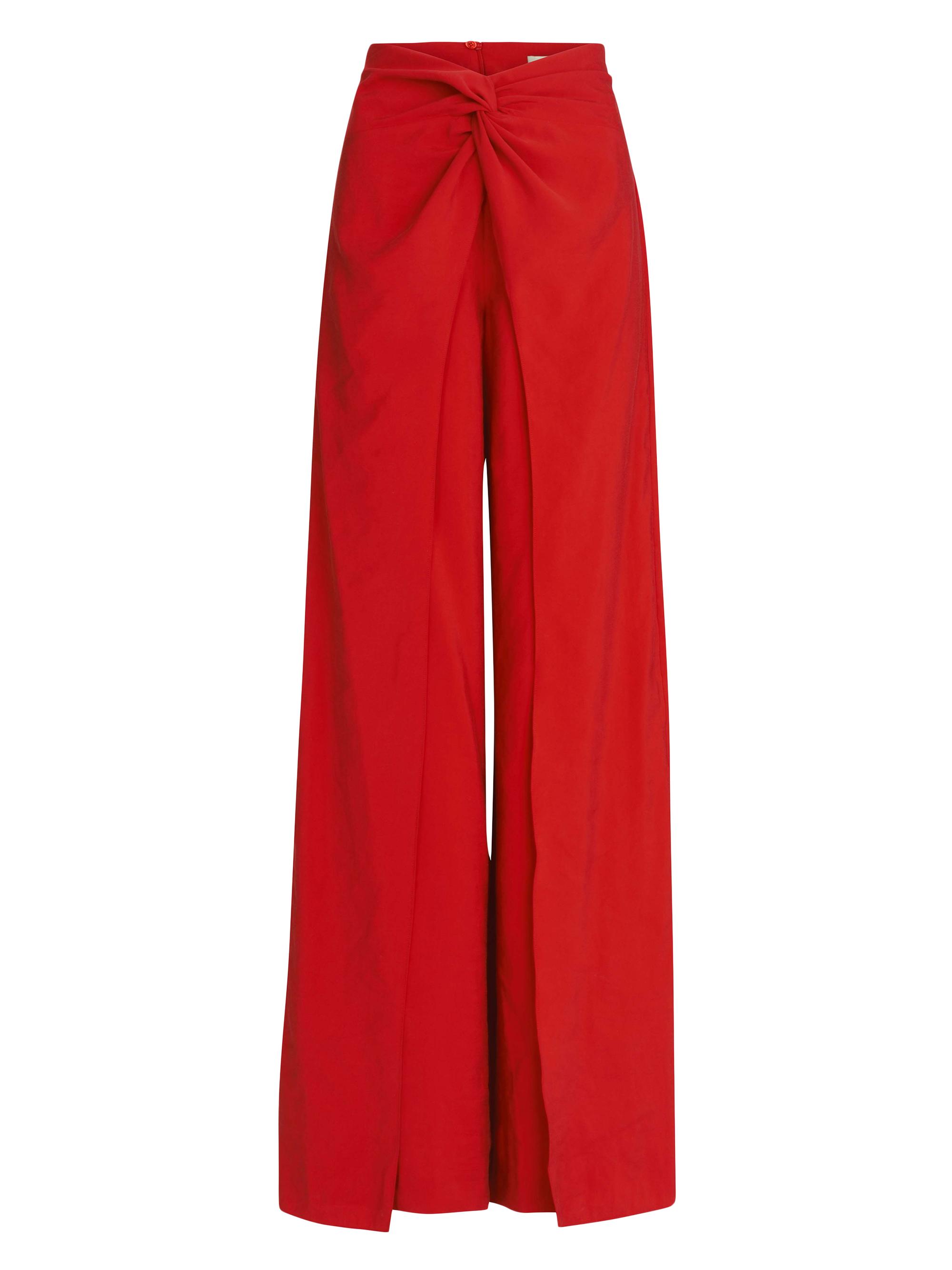 Silvia Tcherassi Women's Canturipe Wide-Leg Pants - Rouge