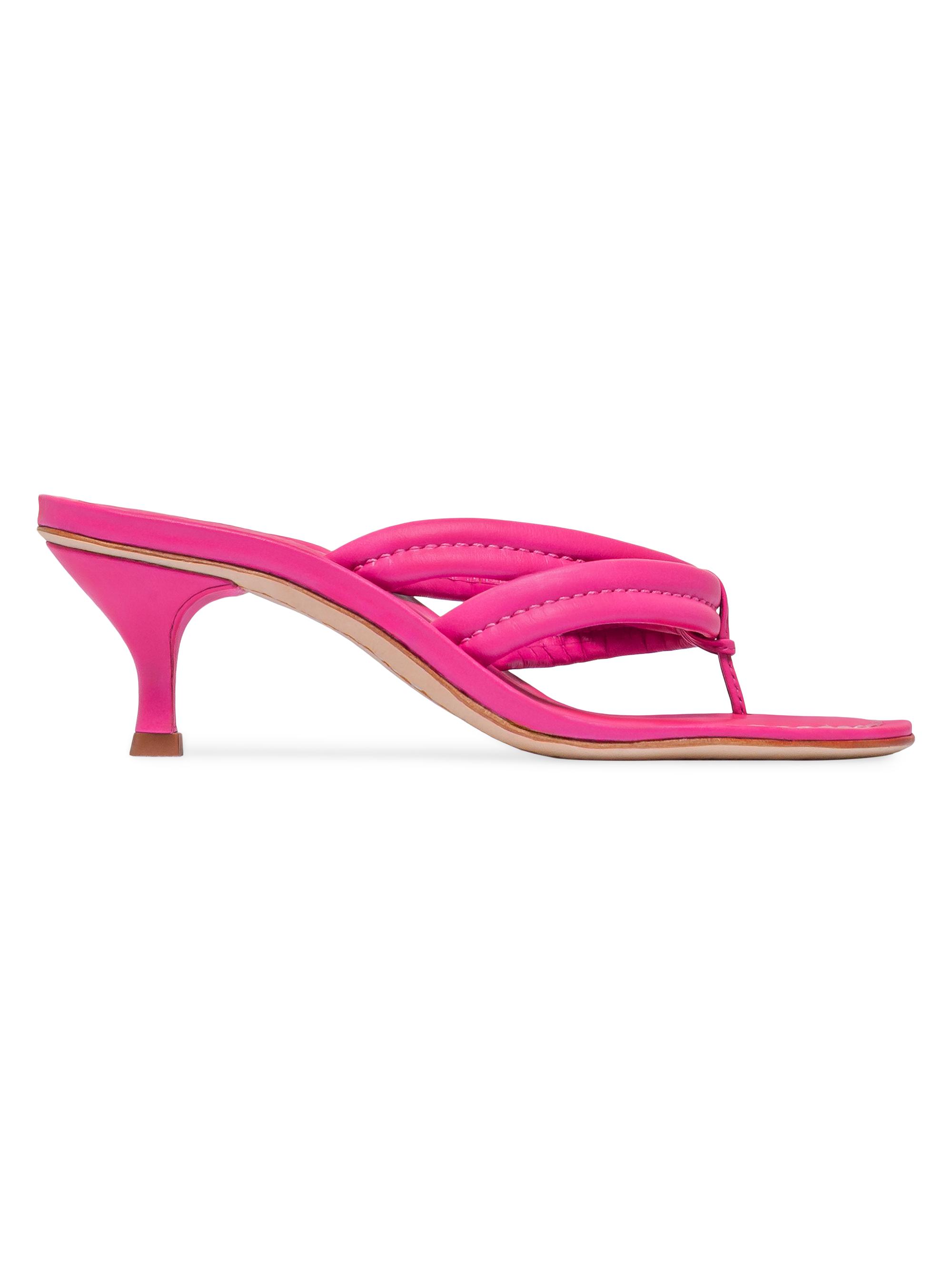 Bernardo 1946 Women's Miami 55MM Kitten Heel Sandals - Azalea | Thumbnail 5