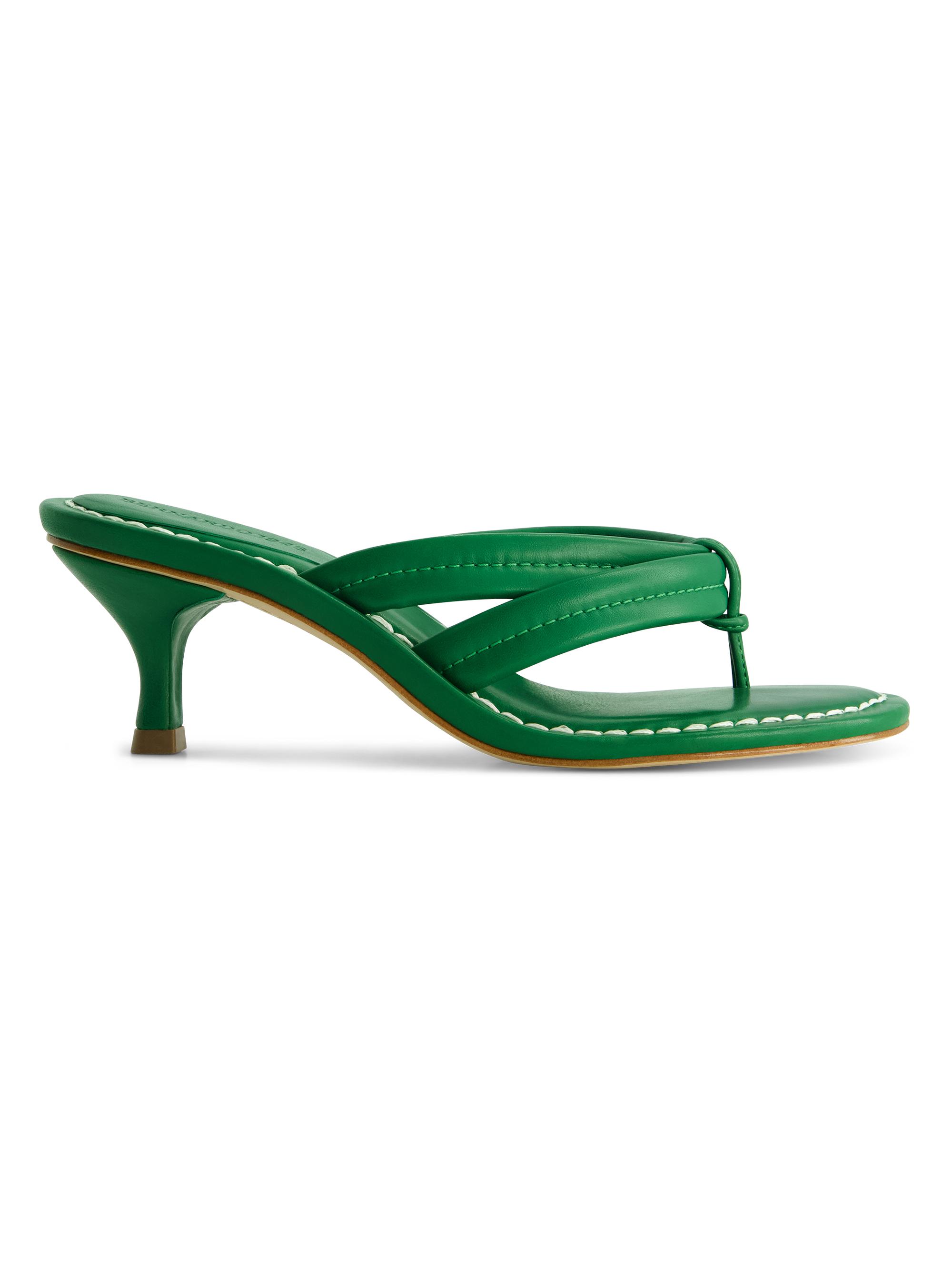 Bernardo 1946 Women's Miami 55MM Kitten Heel Sandals - Green