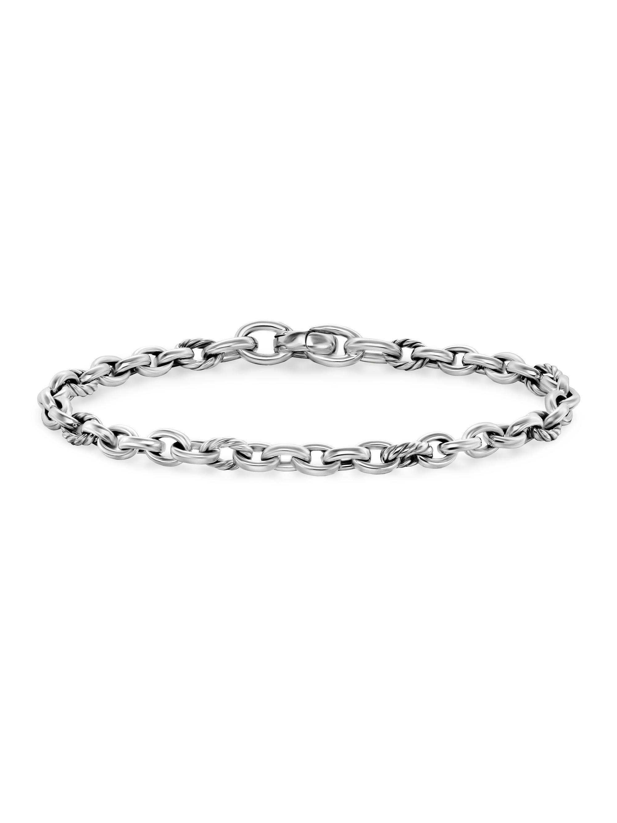 David Yurman Women's DY Mercer Petite Chain Bracelet in Sterling Silver, 4.5MM - Silver