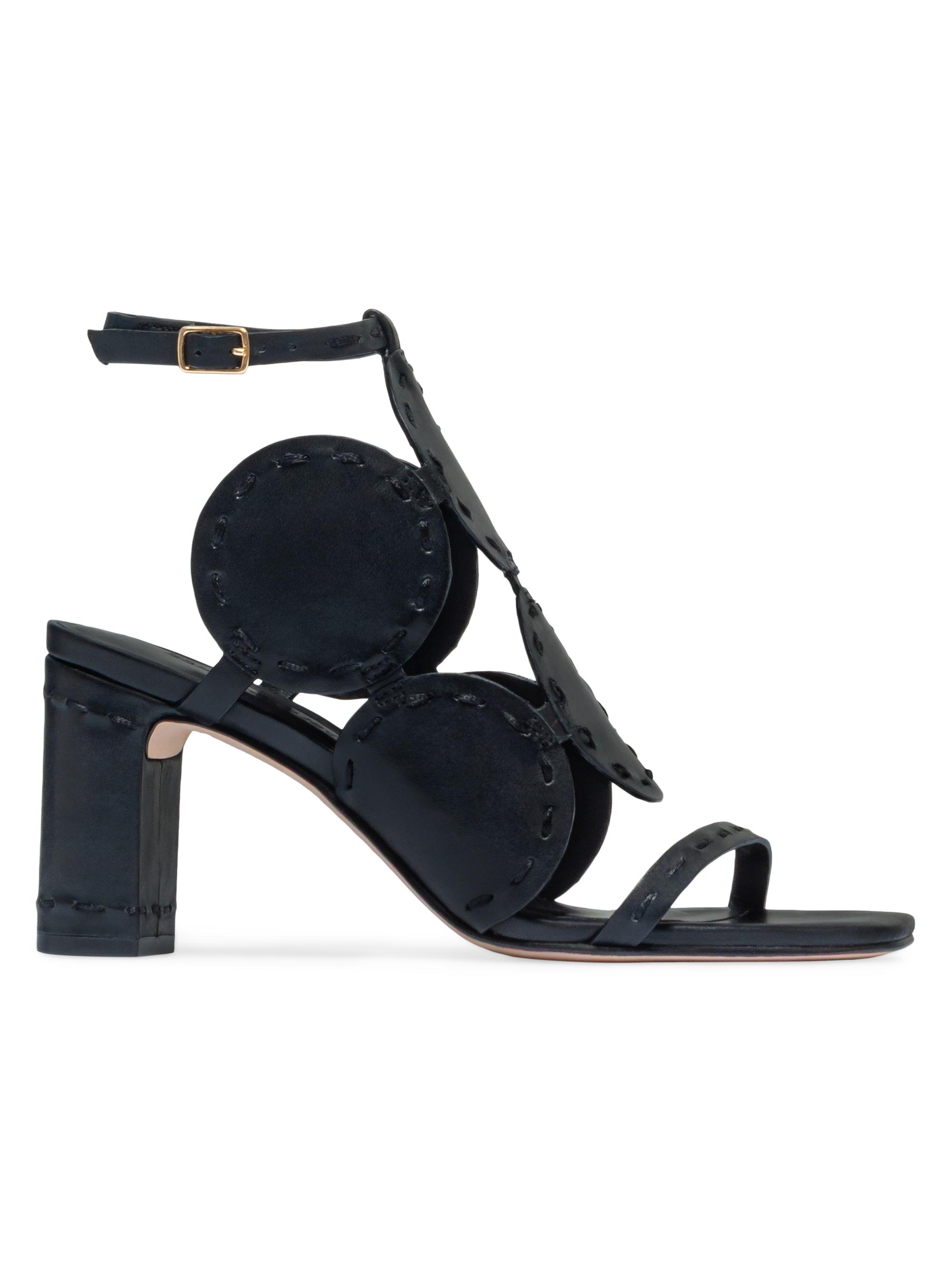 Bernardo 1946 Women's New Moon 75MM Heeled Sandals - Black