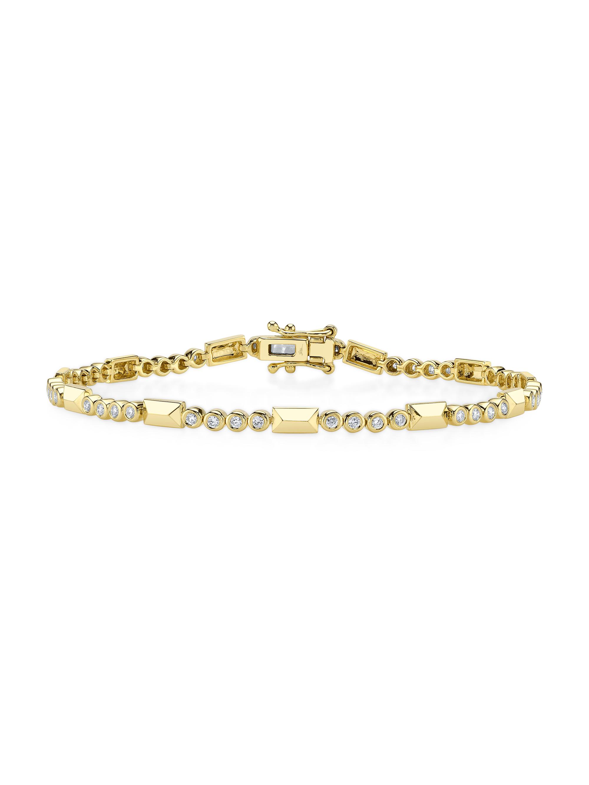 Shy Creation Women's Bailey 14K Yellow Gold & 0.54 TCW Diamond Bracelet - Yellow Gold