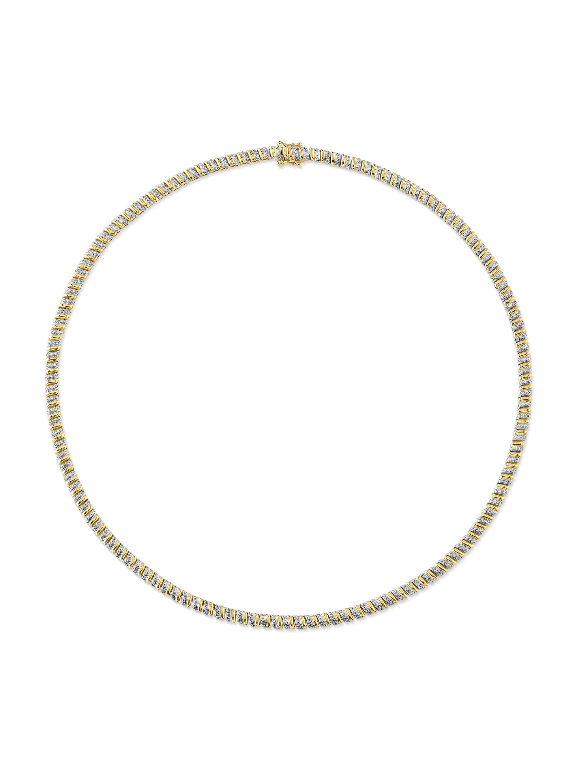 Shy Creation Women's Kate 14K Yellow Gold & 1.41 TCW Diamond Necklace - Yellow Gold