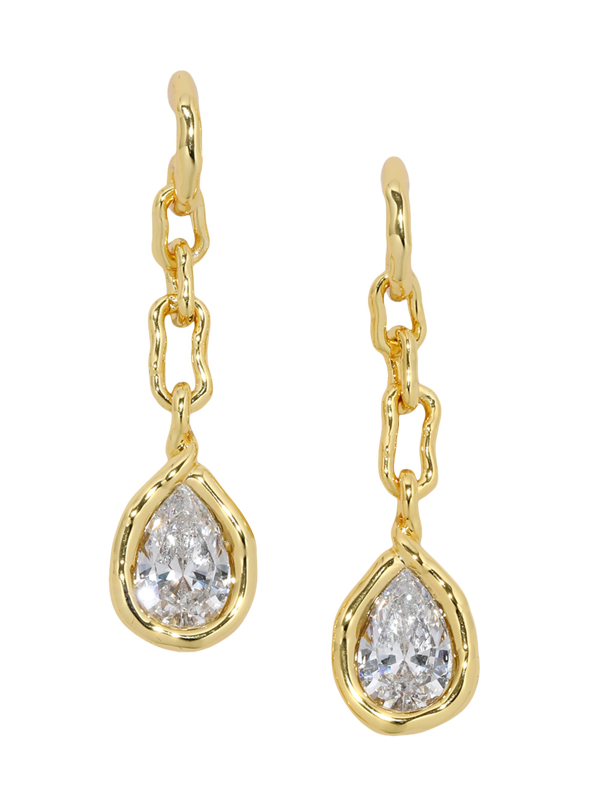 Alexis Bittar Women's Asterales 14K-Gold-Plated & Cubic Zirconia Drop Earrings - Gold