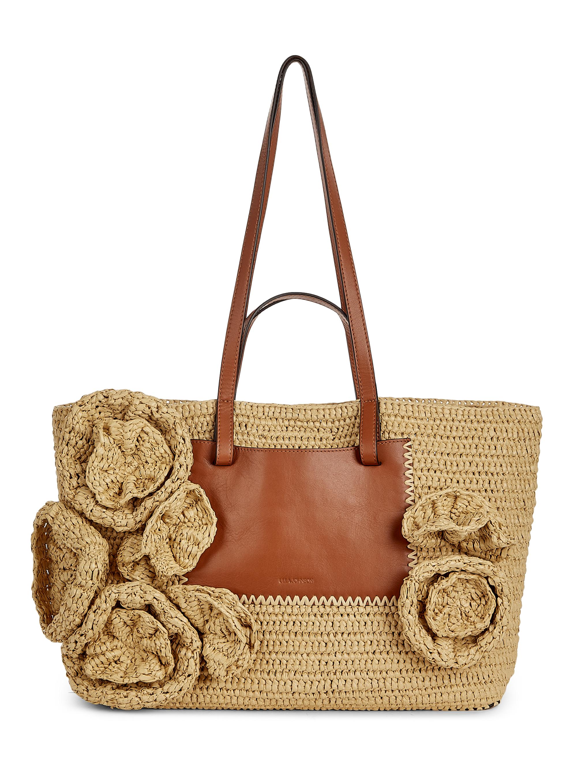 Ulla Johnson Women's Lali Flower Tote Bag - Natural
