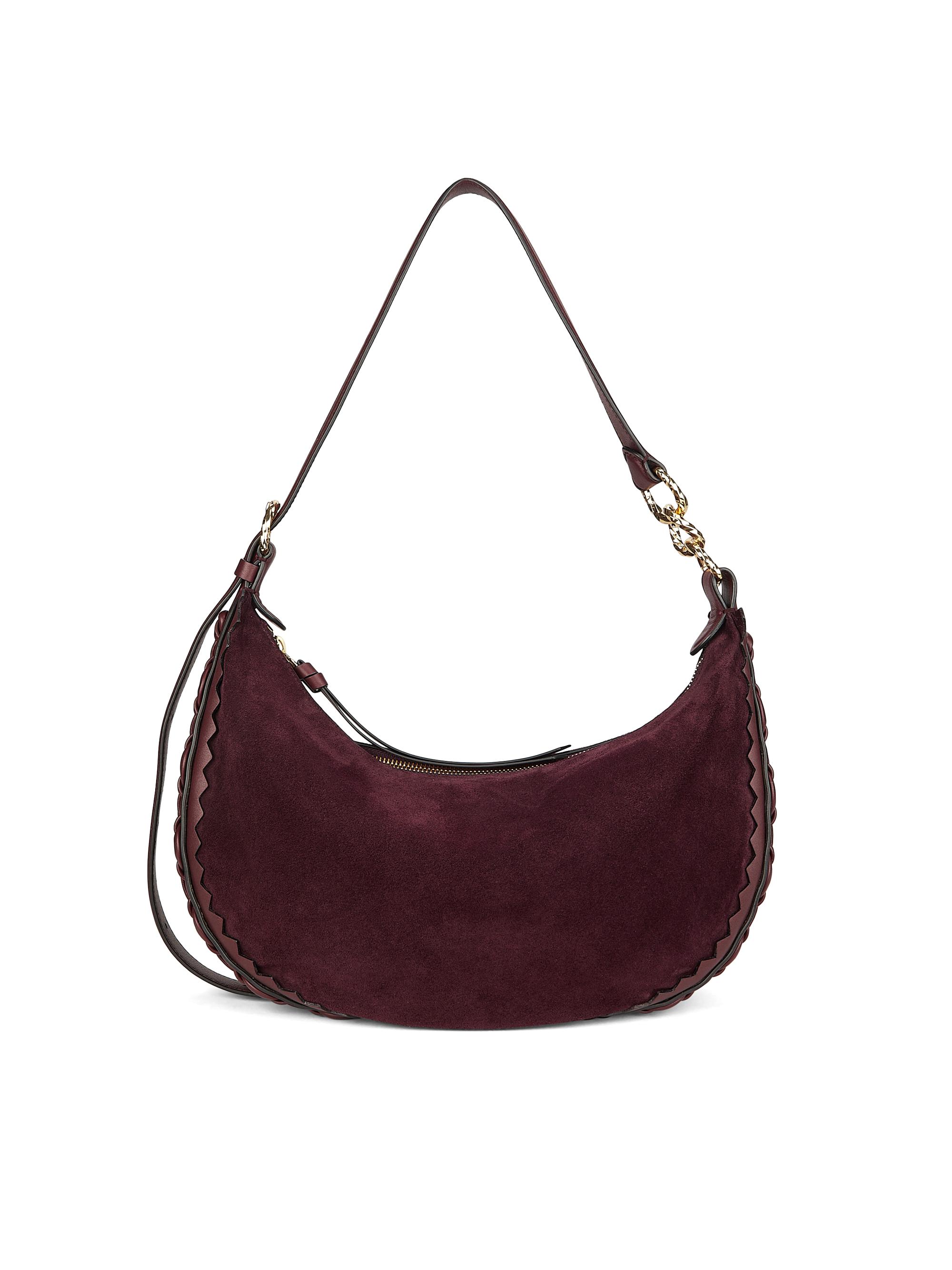 Ulla Johnson Women's Twyla Suede Hobo Bag - Bordeaux