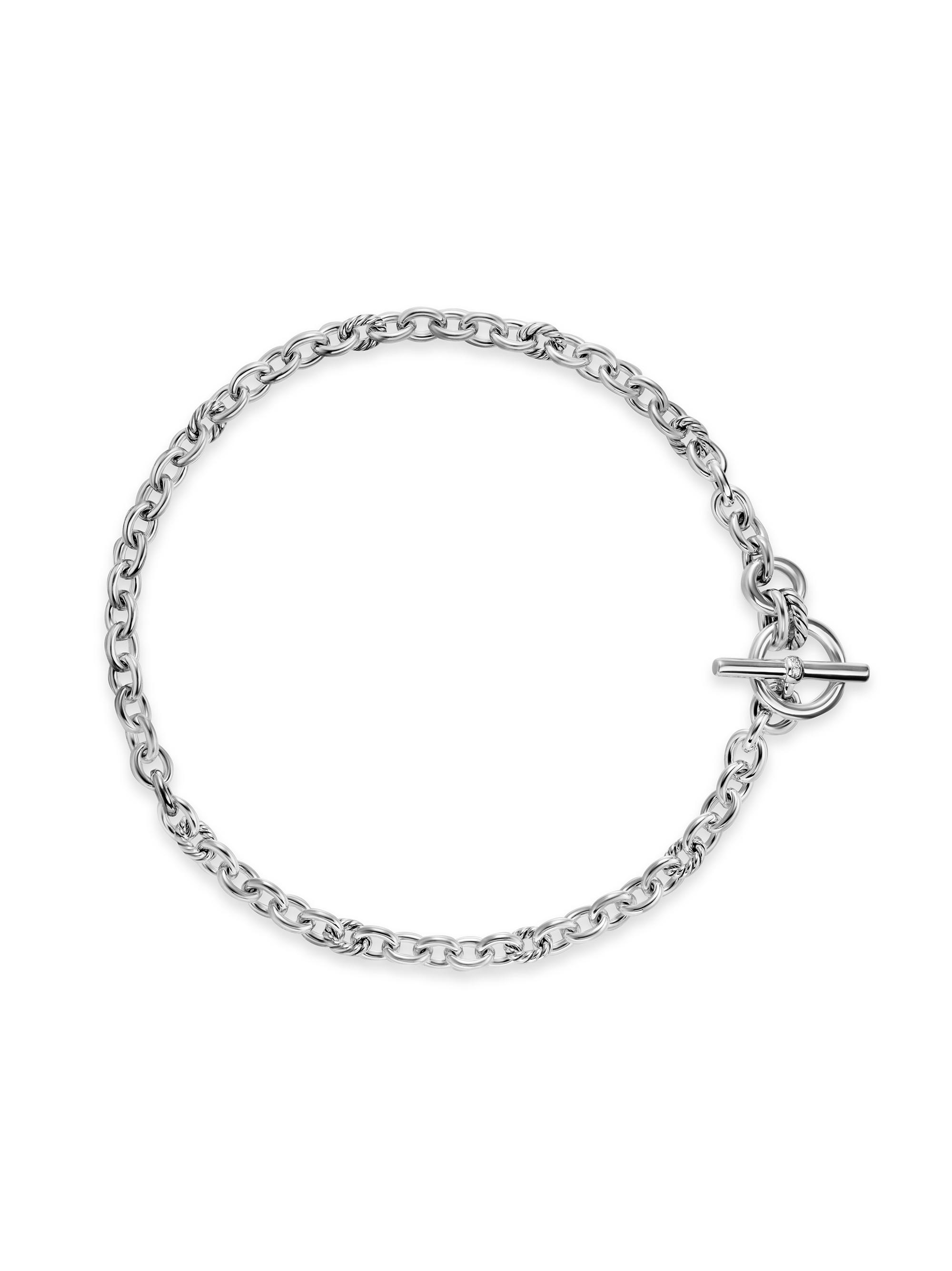 David Yurman Women's DY Mercer Toggle Chain Necklace in Sterling Silver - Silver