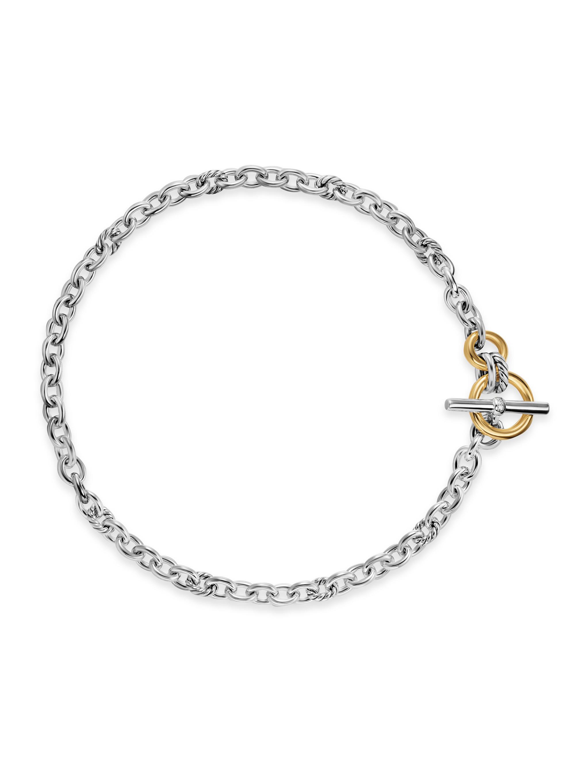 David Yurman Women's DY Mercer Toggle Chain Necklace in Sterling Silver - Silver