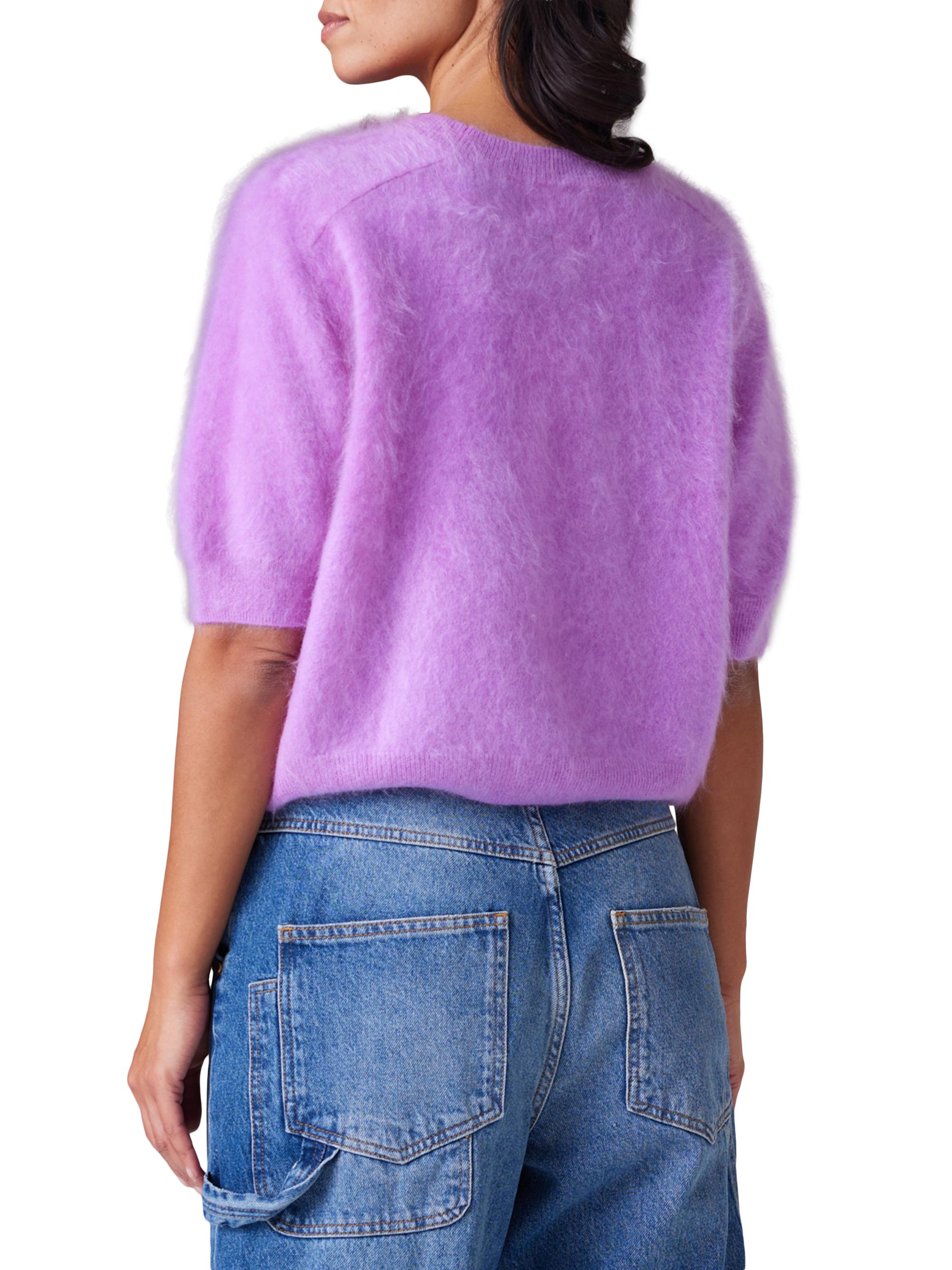 COLORUSH Brushed Cashmere Short-Sleeve Sweater | Saks Fifth Avenue